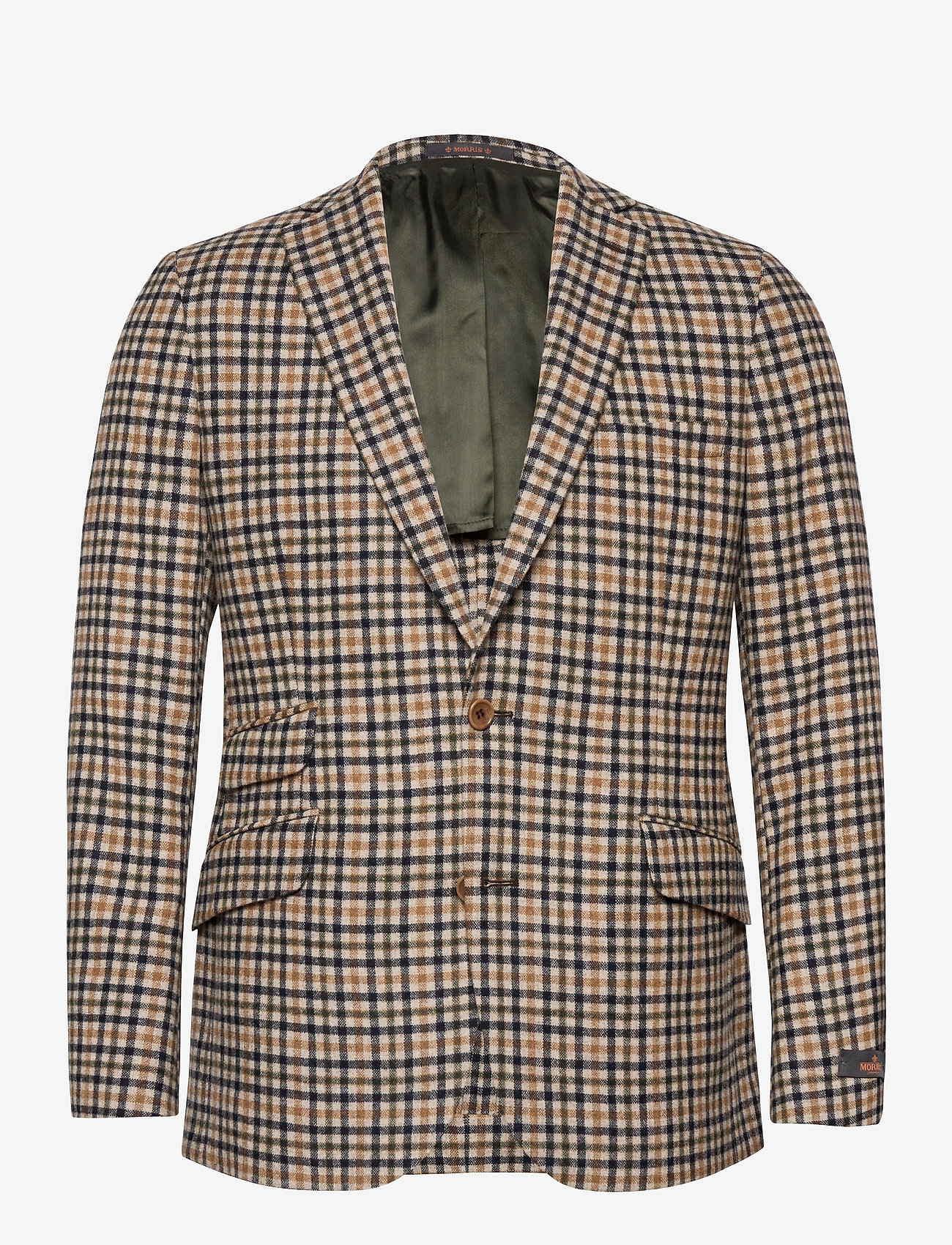 Antonio Checked Jacket - KHAKI