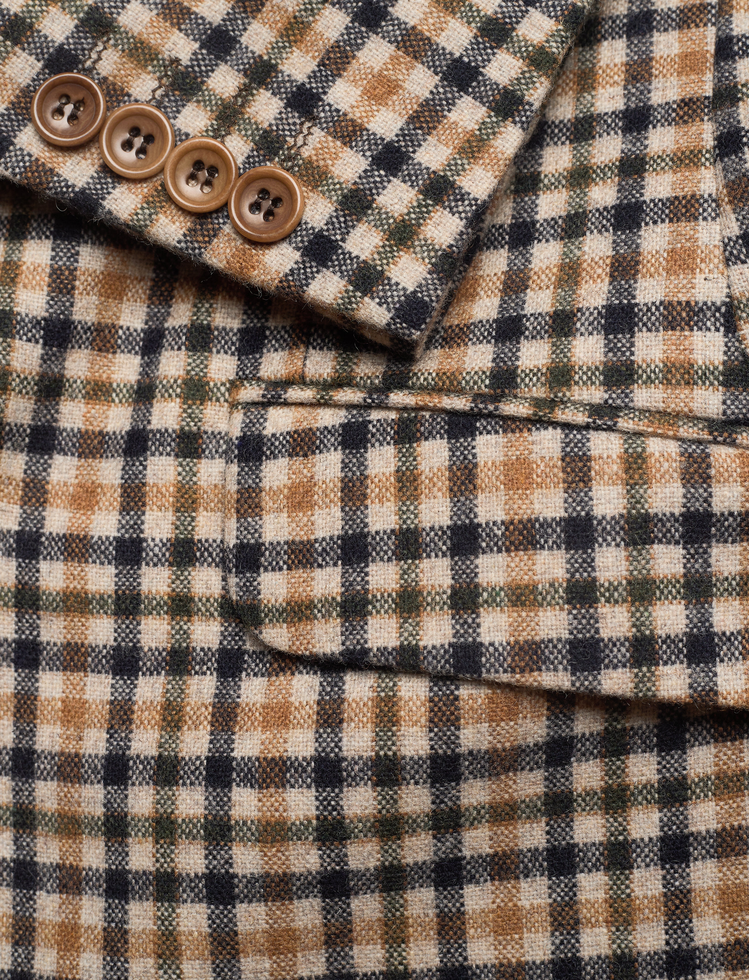 Morris - Antonio Checked Jacket - khaki - 3