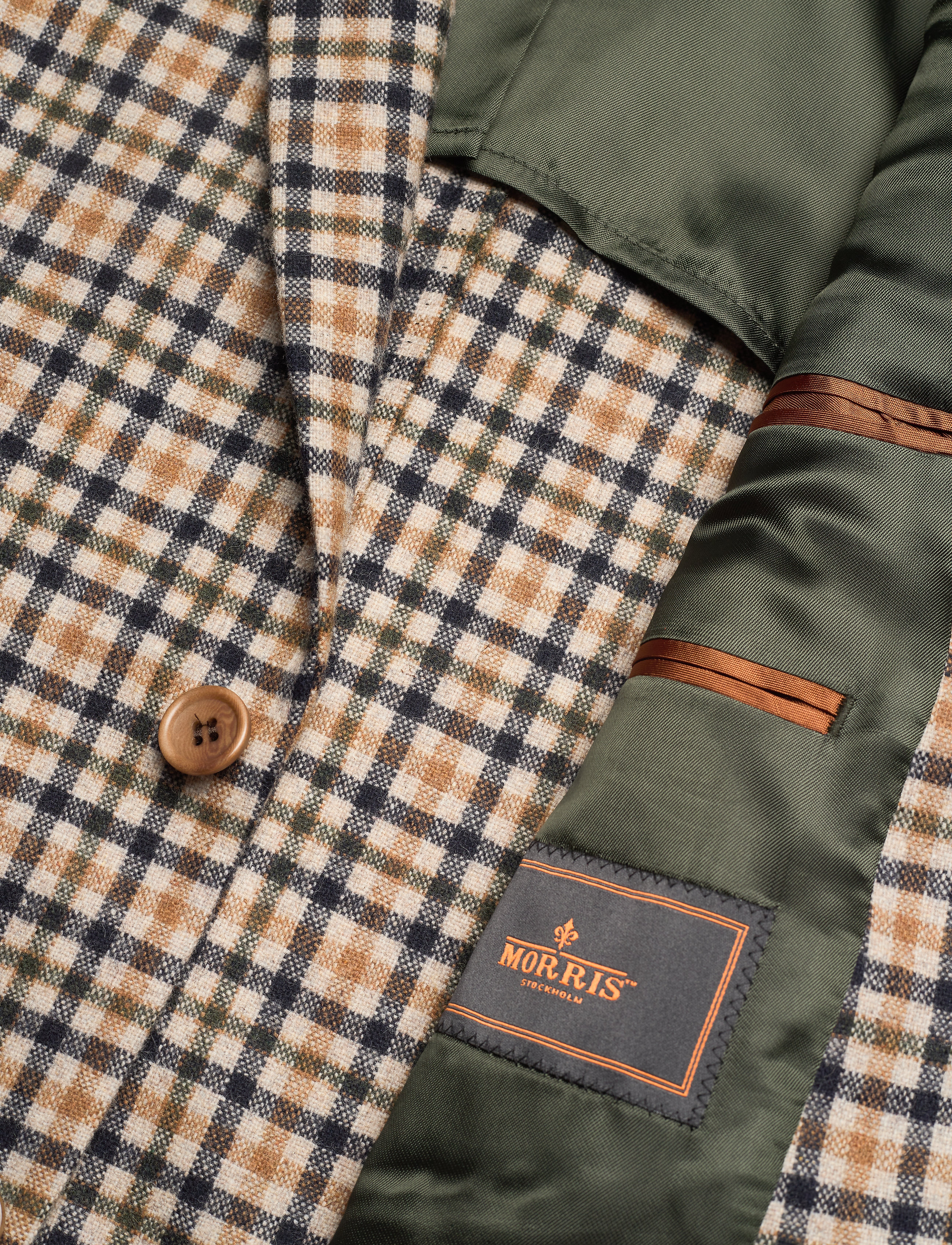 Morris - Antonio Checked Jacket - khaki - 4