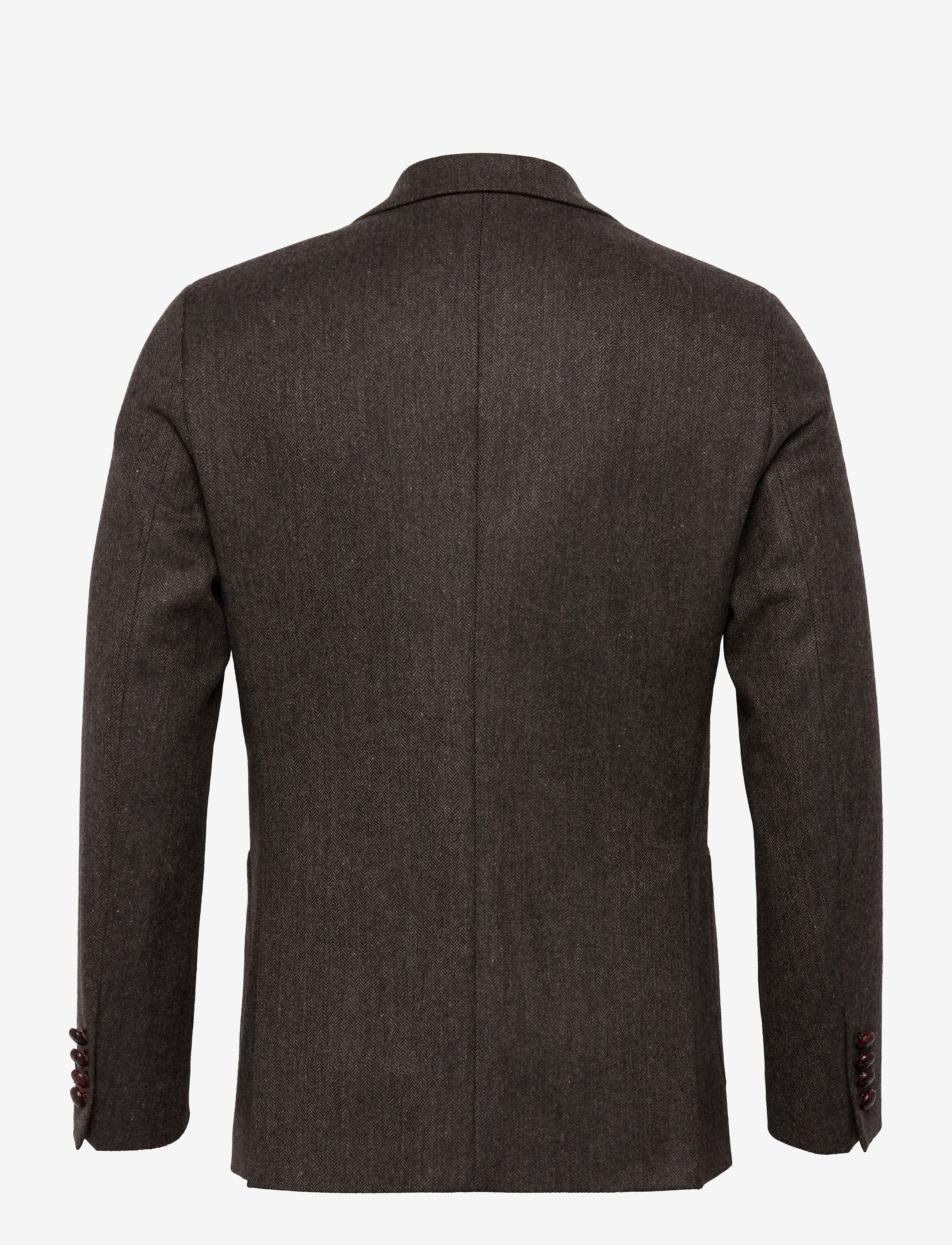 Morris - Archie Herringbone Blazer - brown - 1