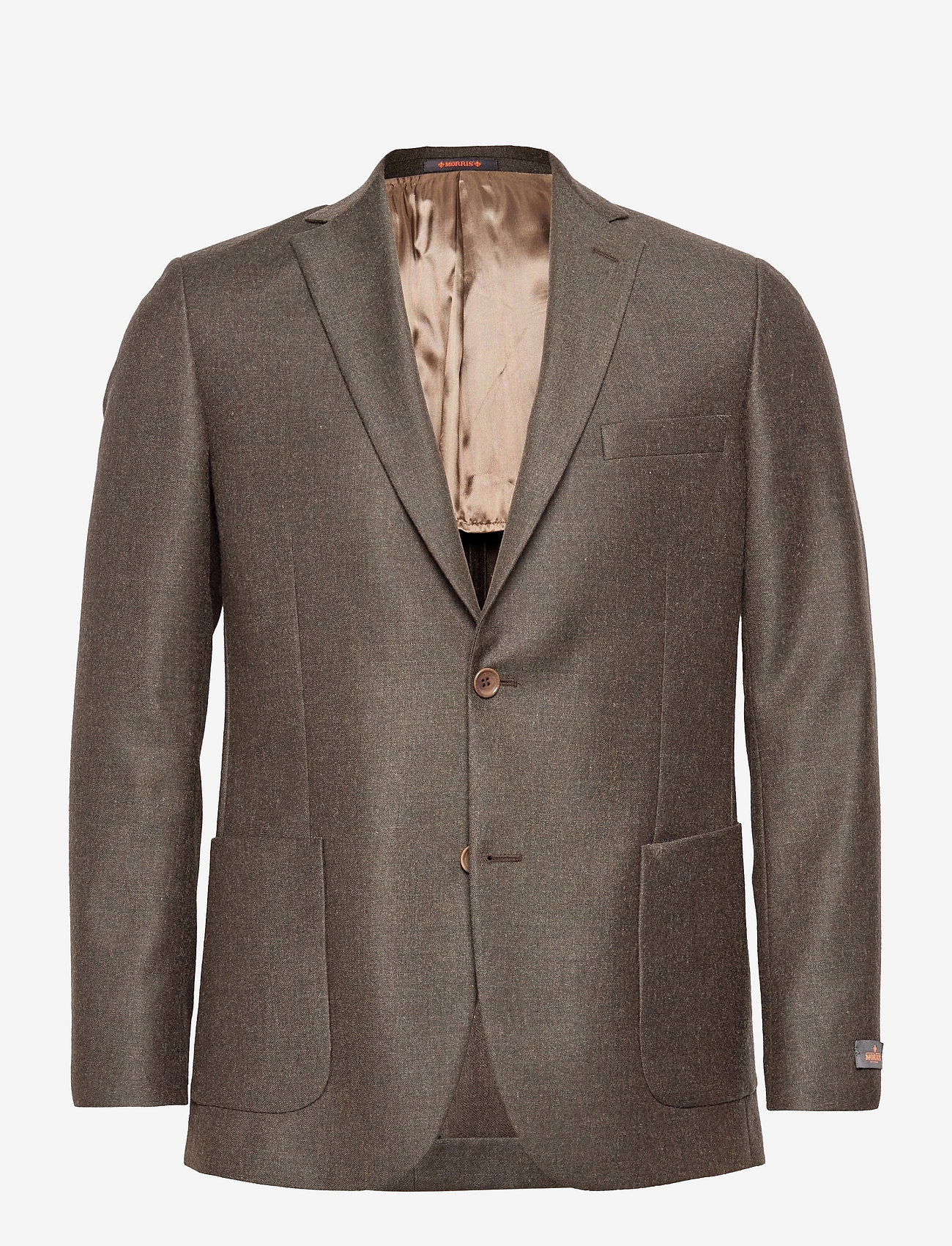 Morris - Archie Flannel Suit Blazer - brown - 0