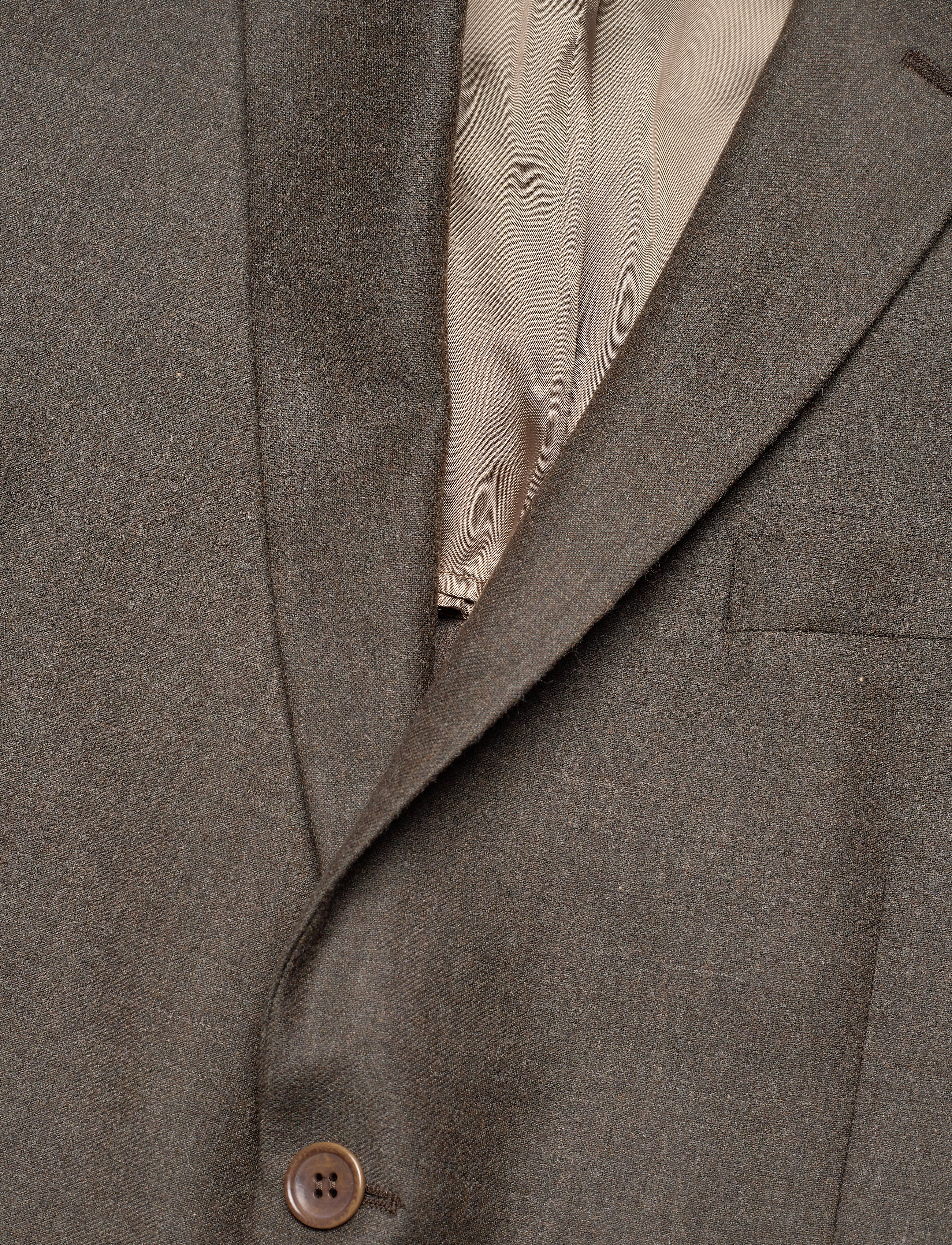Morris - Archie Flannel Suit Blazer - brown - 2