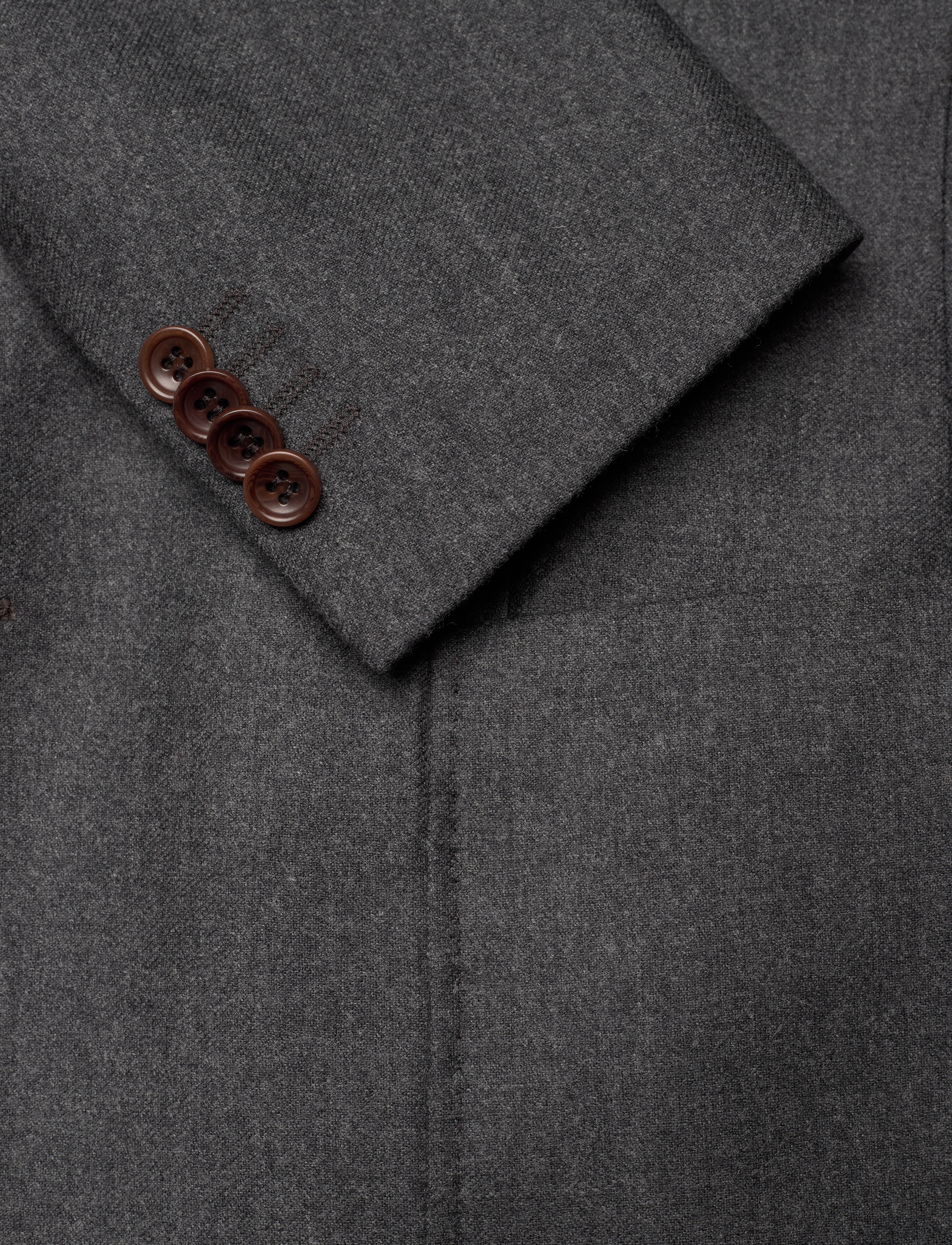 Morris - Archie Flannel Suit Jacket - grey - 3