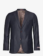Archie Flannel Suit Jacket - NAVY