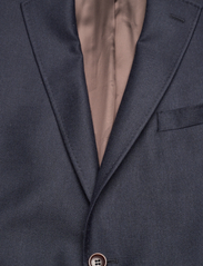Morris - Archie Flannel Suit Jacket - dobbeltradede blazere - navy - 2