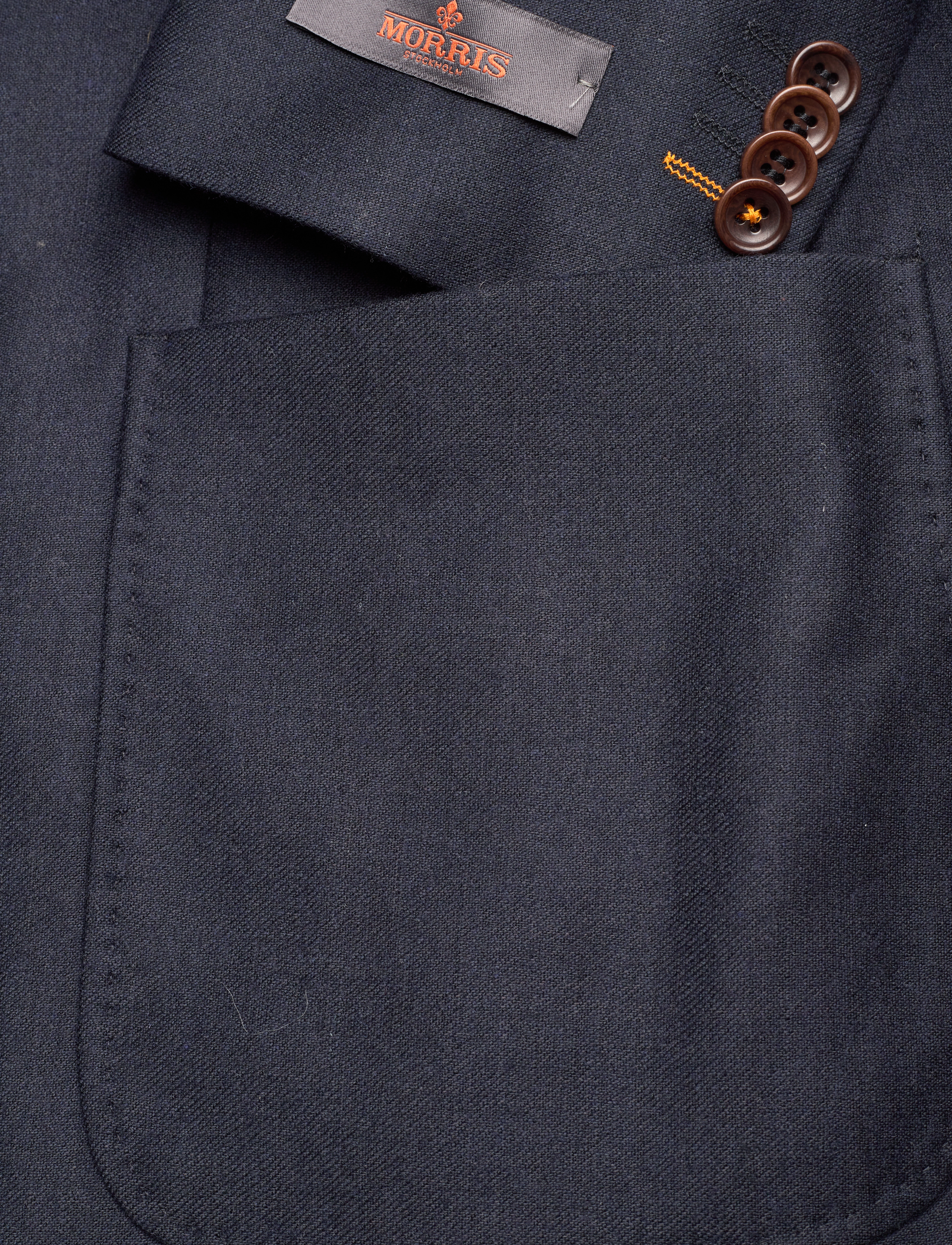 Morris - Archie Flannel Suit Jacket - navy - 3
