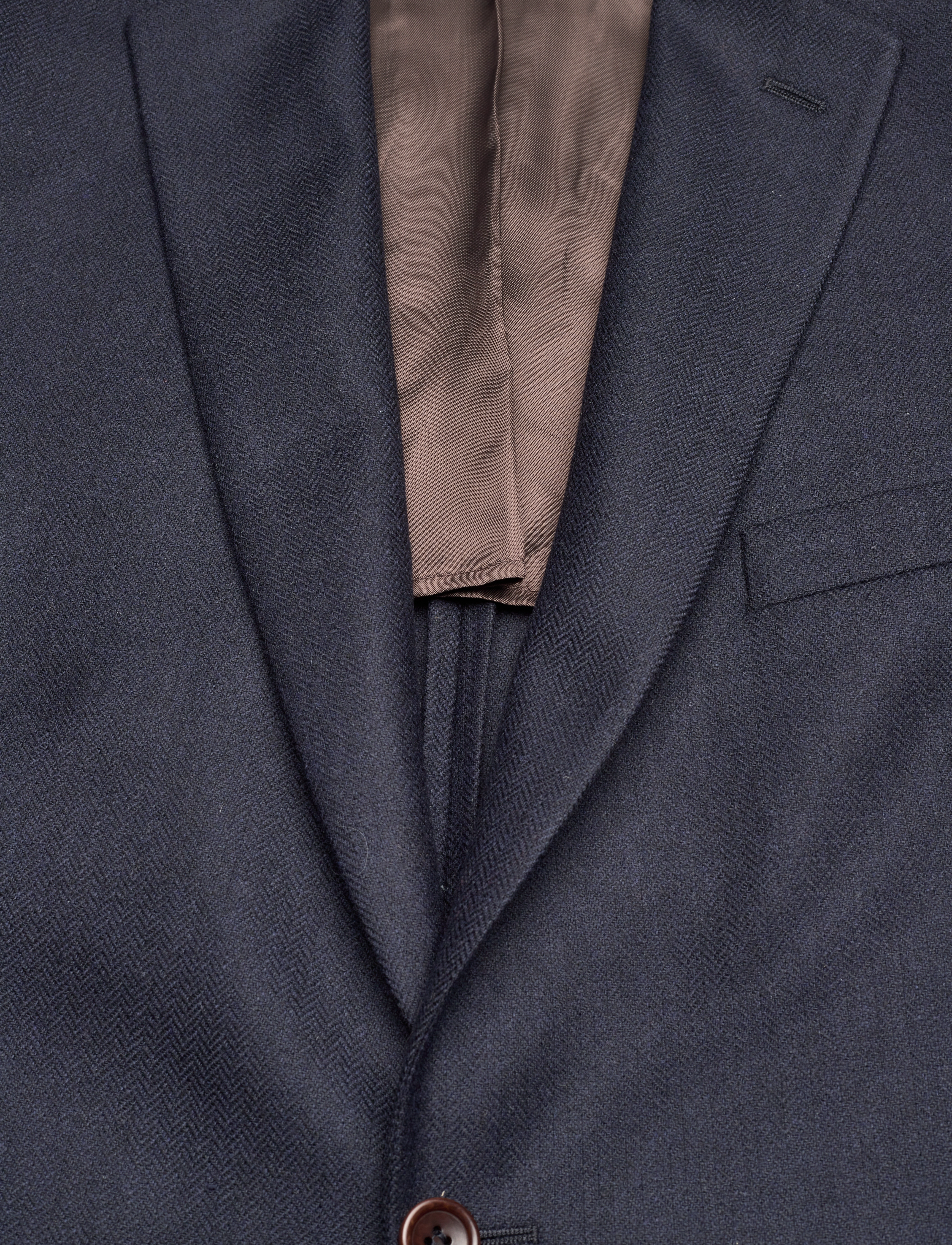 Morris - Archie Herringbone Jacket - navy - 2