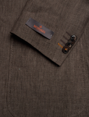 Morris - Archie Linen Suit Jkt - dobbeltradede blazere - brown - 3