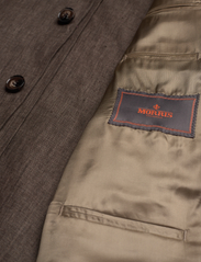 Morris - Archie Linen Suit Jkt - dubbelknäppta kavajer - brown - 4