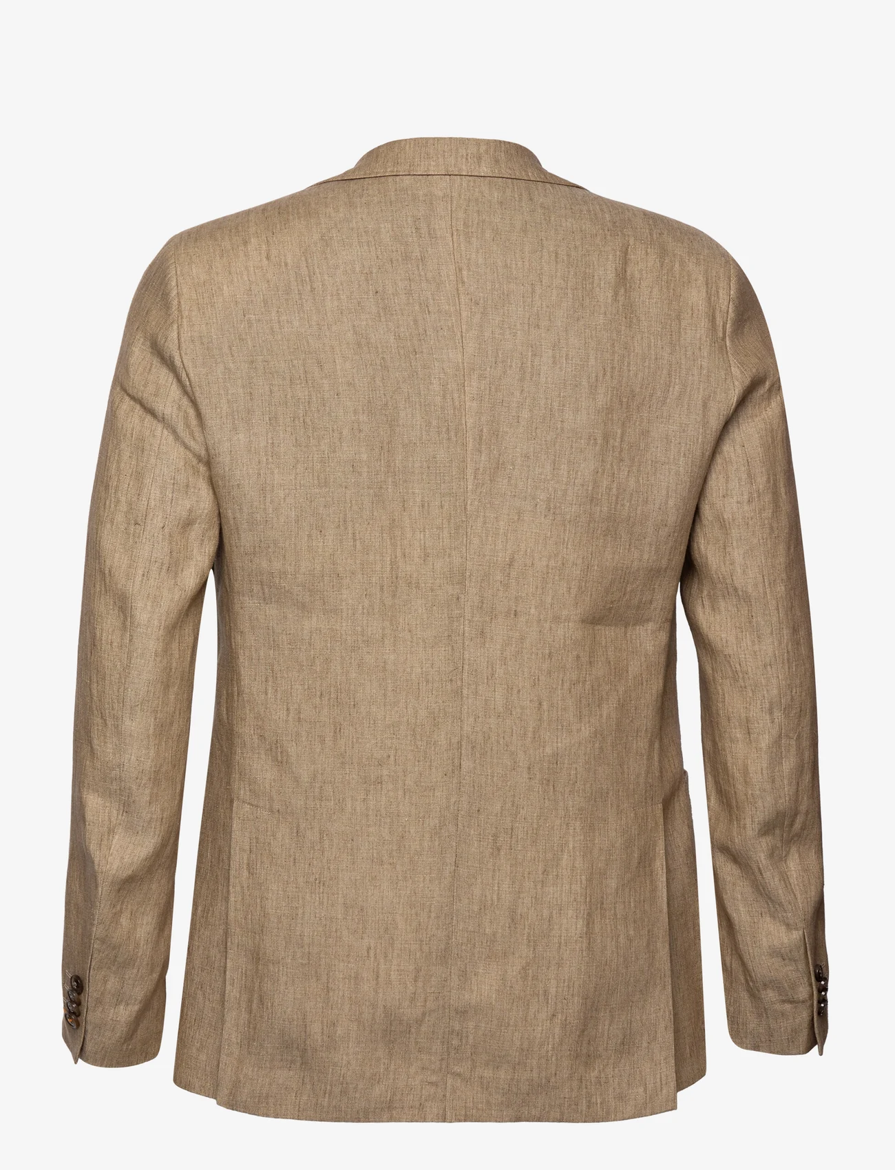 Morris - Archie Linen Suit Jkt - dwurzędowe blezery - khaki - 1