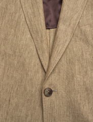 Morris - Archie Linen Suit Jkt - dvieiliai švarkai - khaki - 2