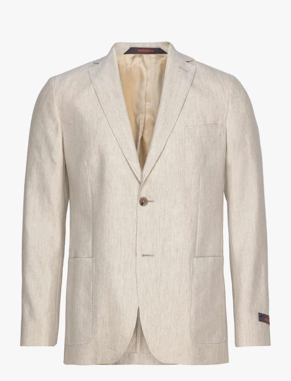 Morris - Archie Linen Suit Jkt - single breasted blazers - khaki - 0