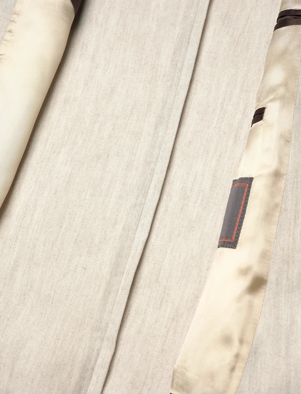 Morris - Archie Linen Suit Jkt - single breasted blazers - khaki - 4