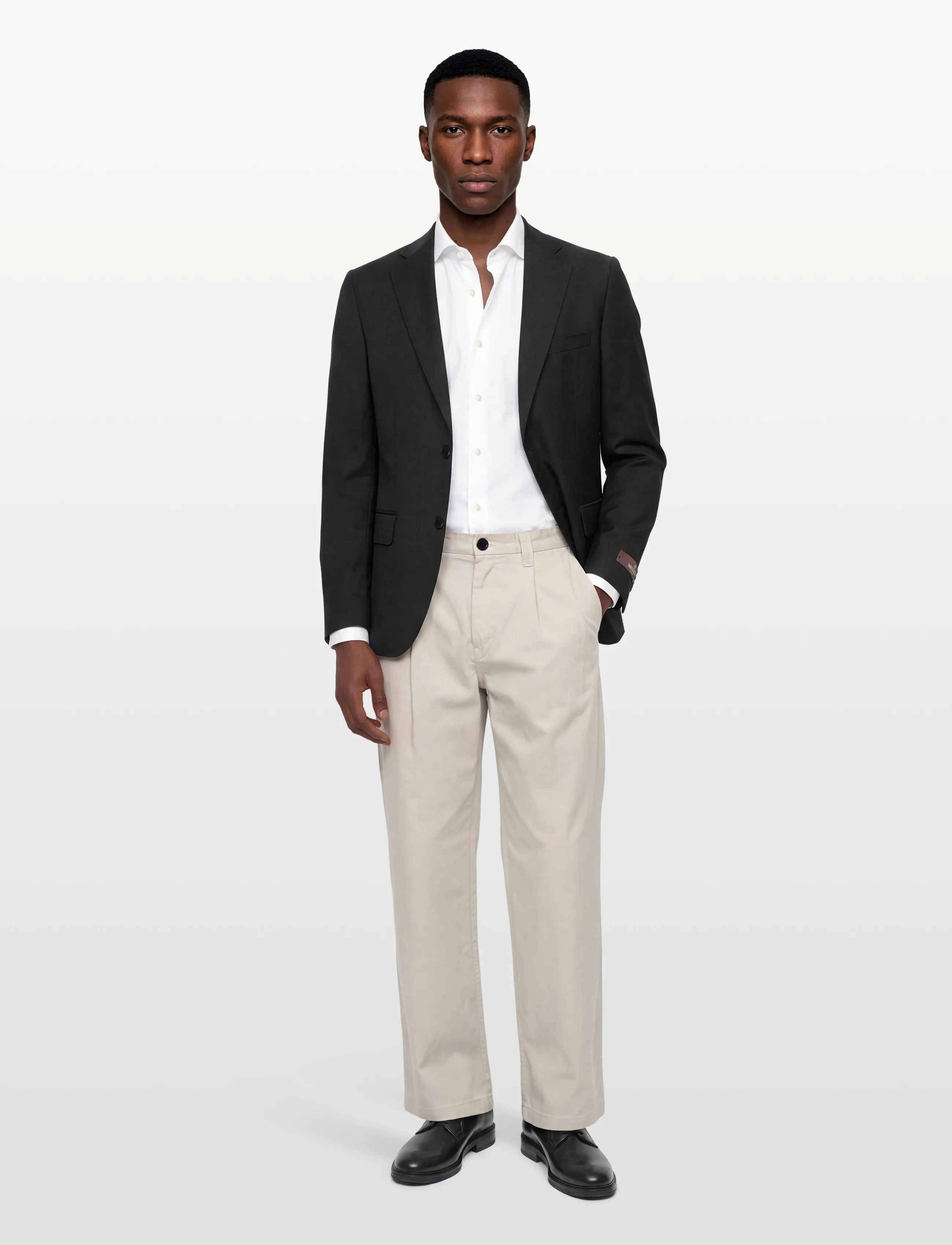 Morris Morris Wool Suit Jkt, 52, Black, Blazere > Enkeltradede Blazere, Herre