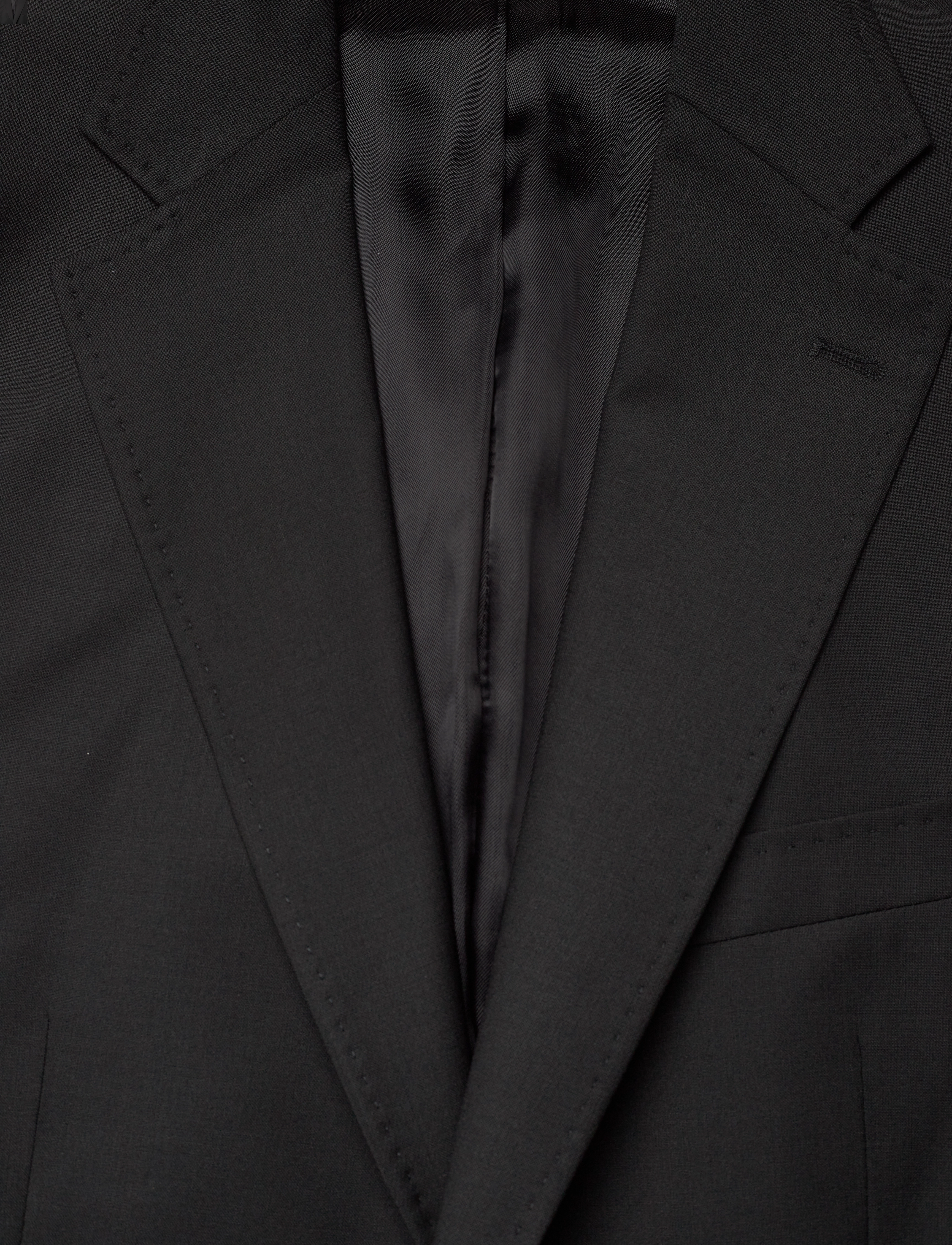 Morris - Morris Wool Suit Jkt - einreiher - black - 2