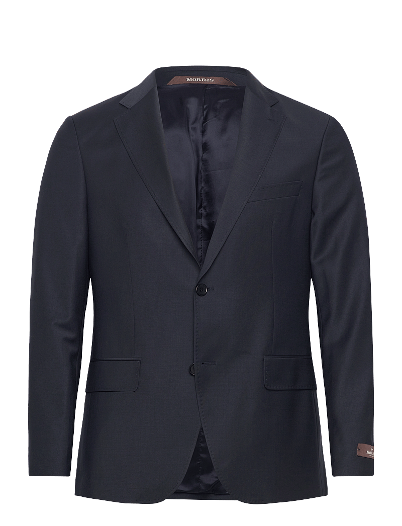 Morris - Morris Wool Suit Jkt - basic-hemden - navy - 0