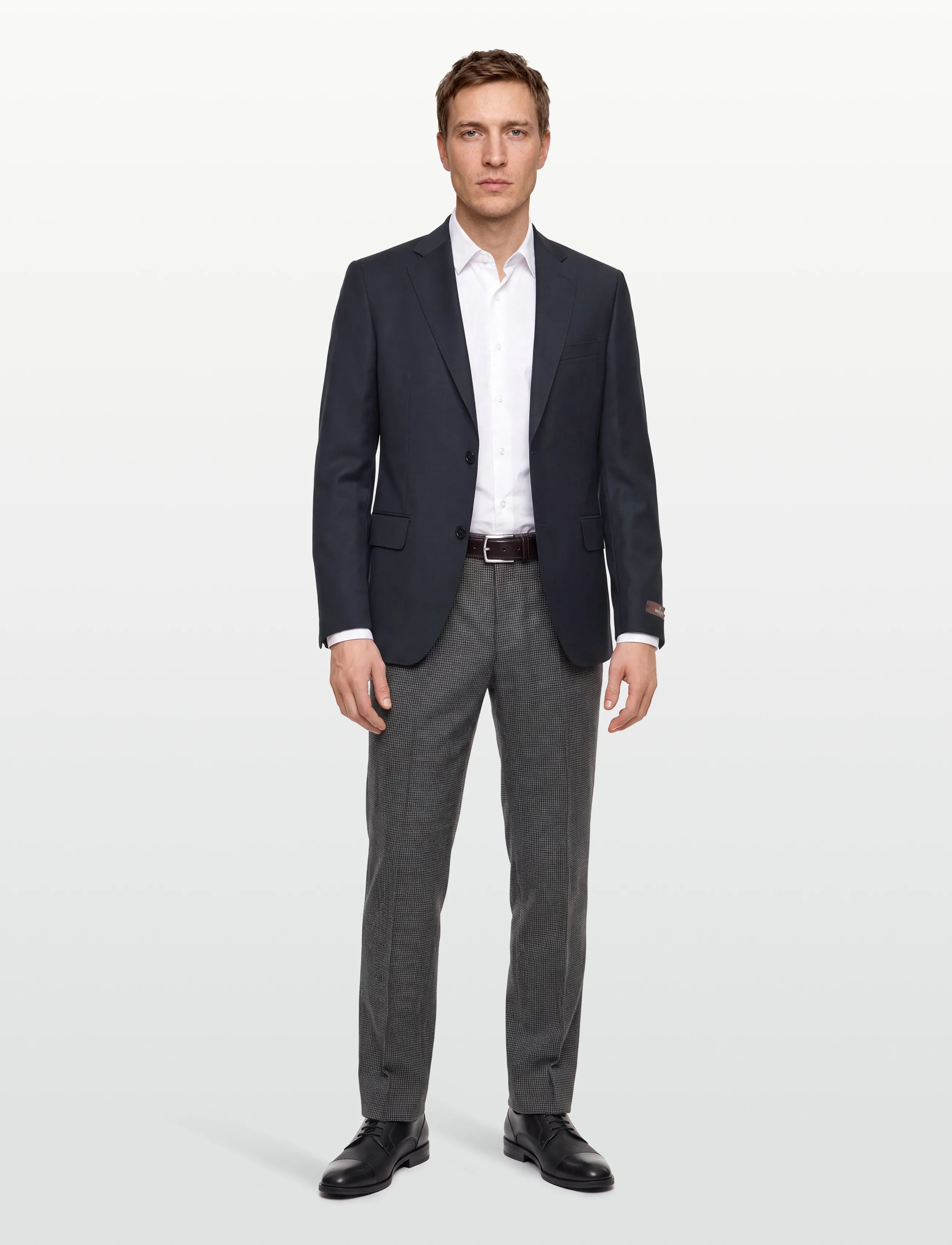 Morris Wool Suit Jkt, Mænd, Habitjakke, Navy, Str: 50