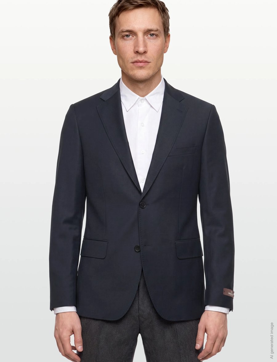 Morris - Morris Wool Suit Jkt - einreiher - navy - 3
