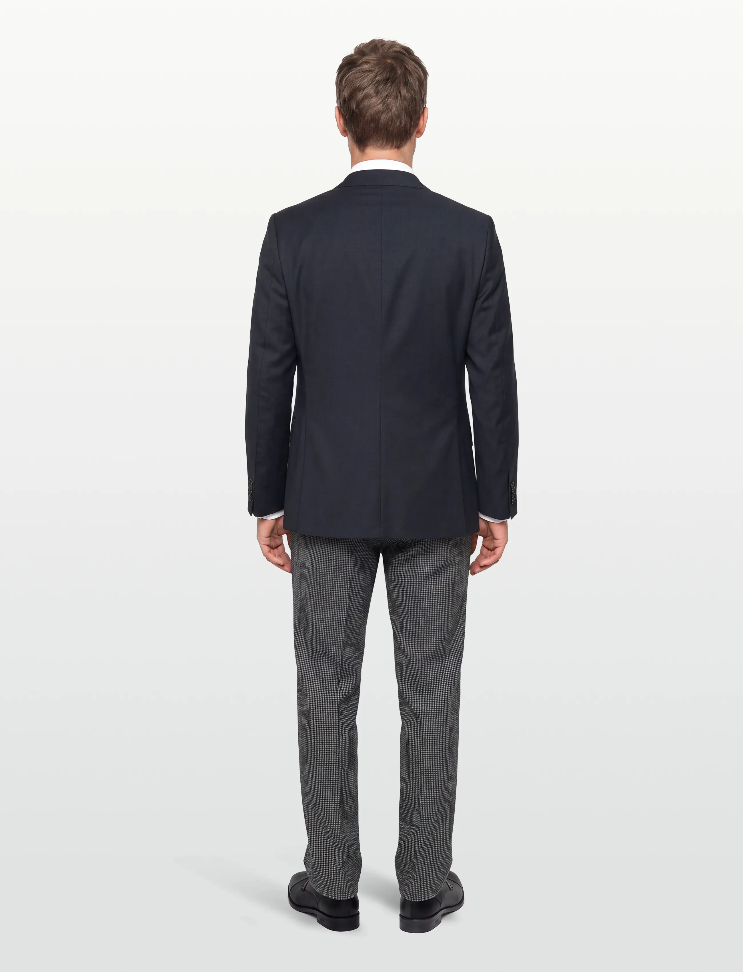 Morris - Morris Wool Suit Jkt - einreiher - navy - 4