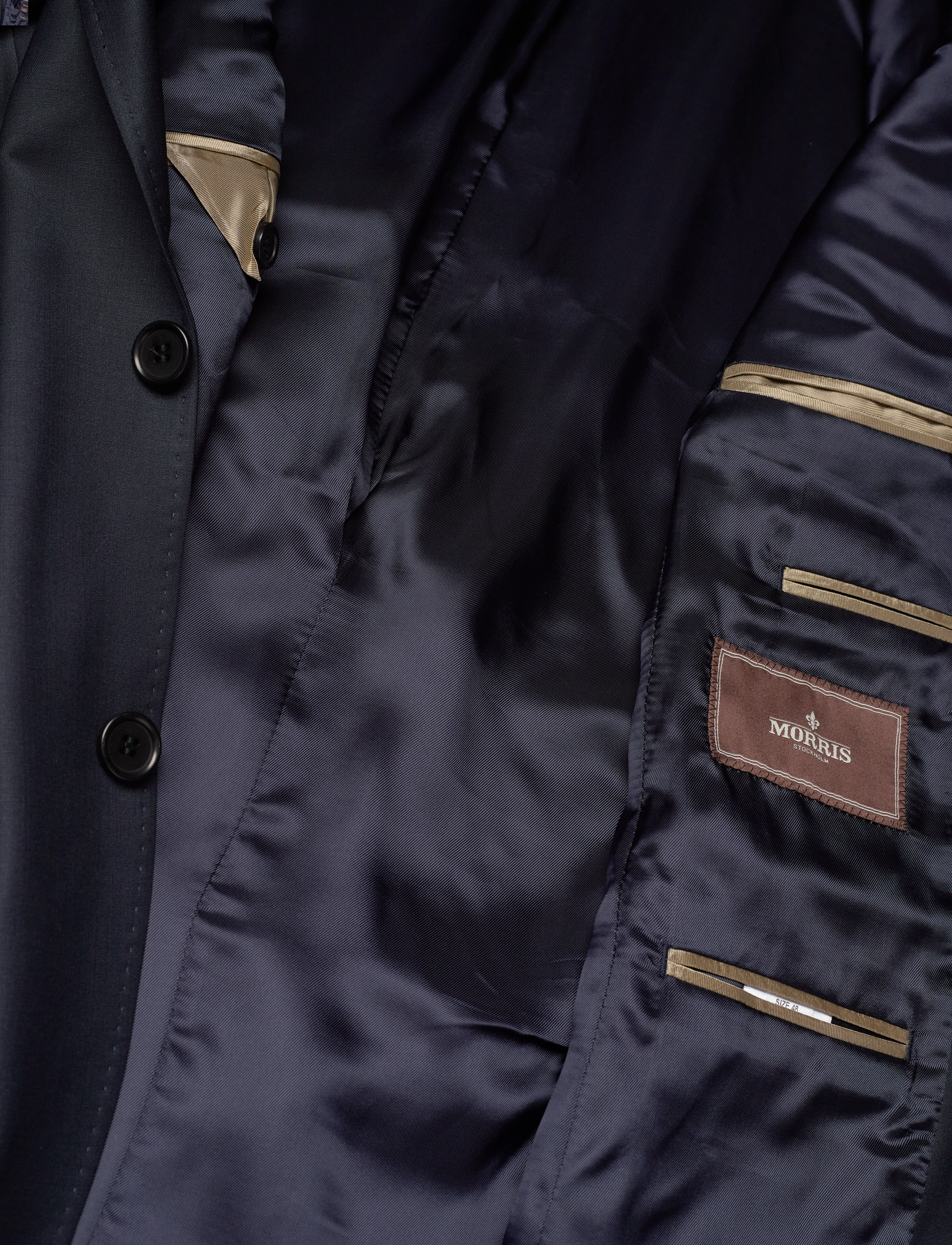 Morris - Morris Wool Suit Jkt - marynarki jednorzędowe - navy - 4