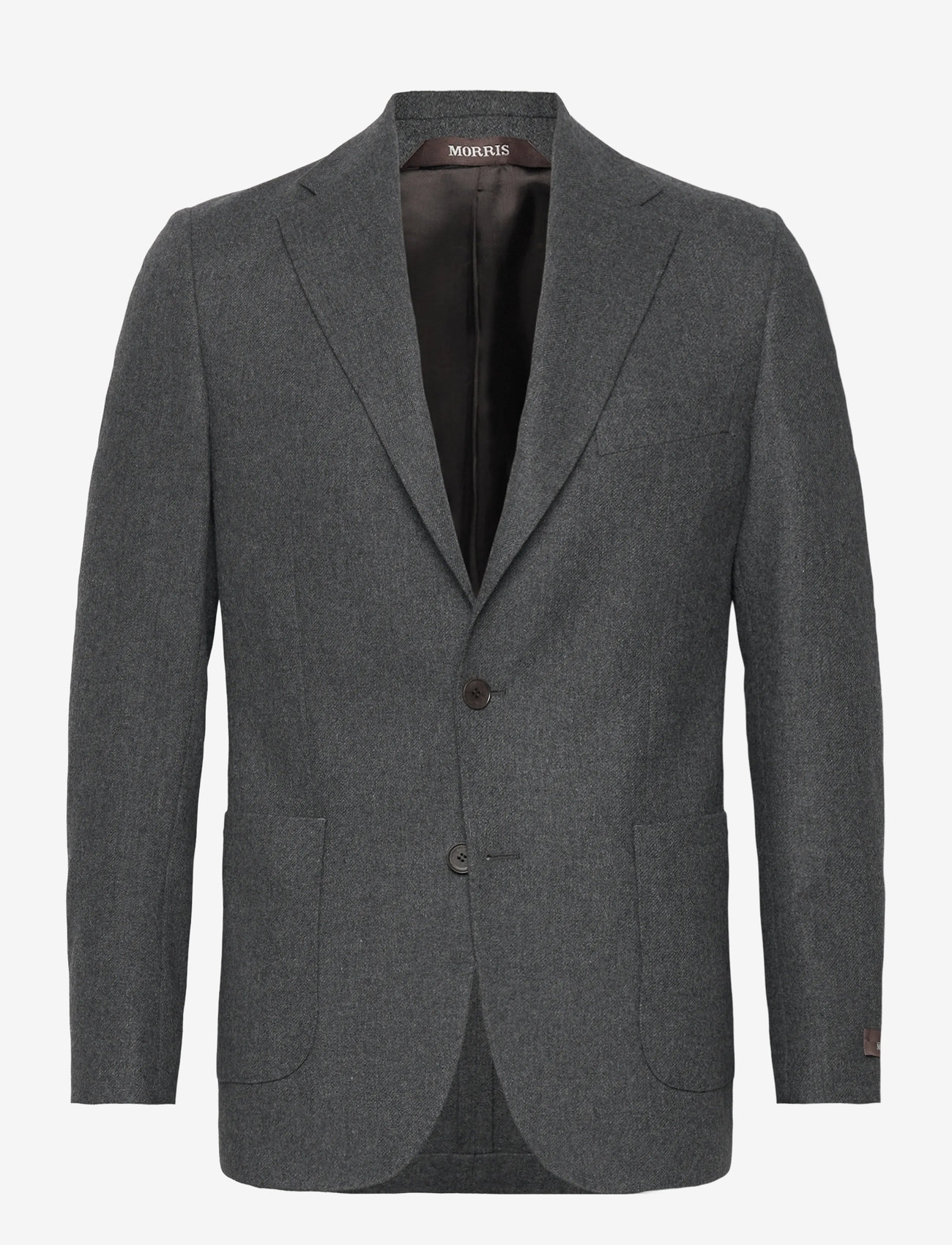 Morris - Morris Flannel Suit Jacket - einreiher - grey - 1