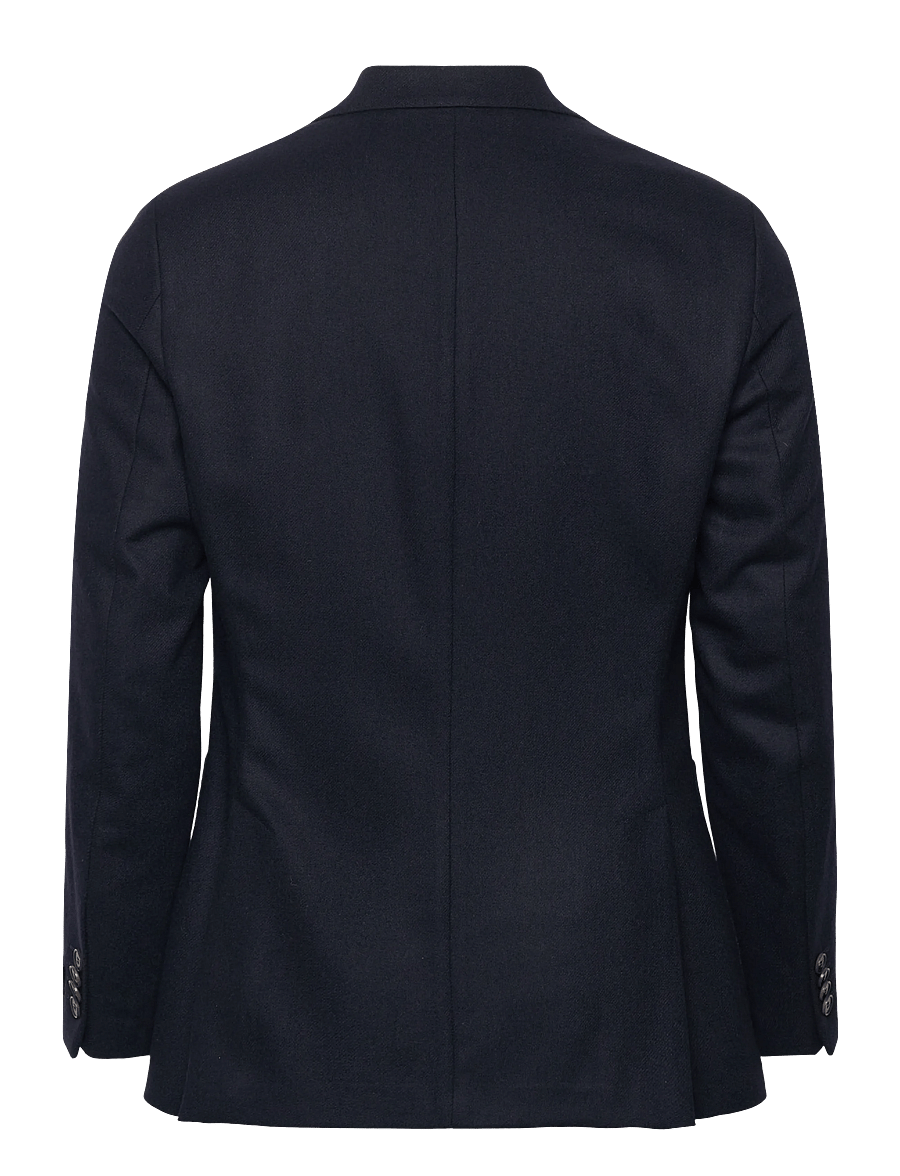 Morris - Morris Flannel Suit Jacket - marynarki jednorzędowe - navy - 2