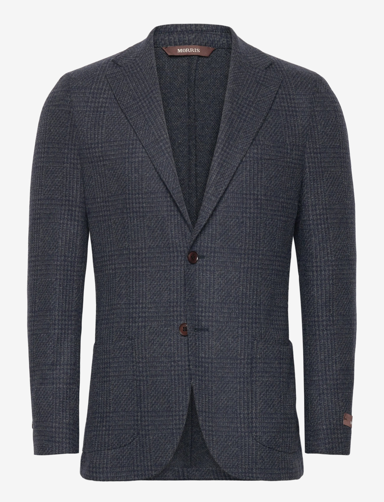 Morris - Jersey Wool Casual Jacket - enkelknäppta kavajer - navy - 1