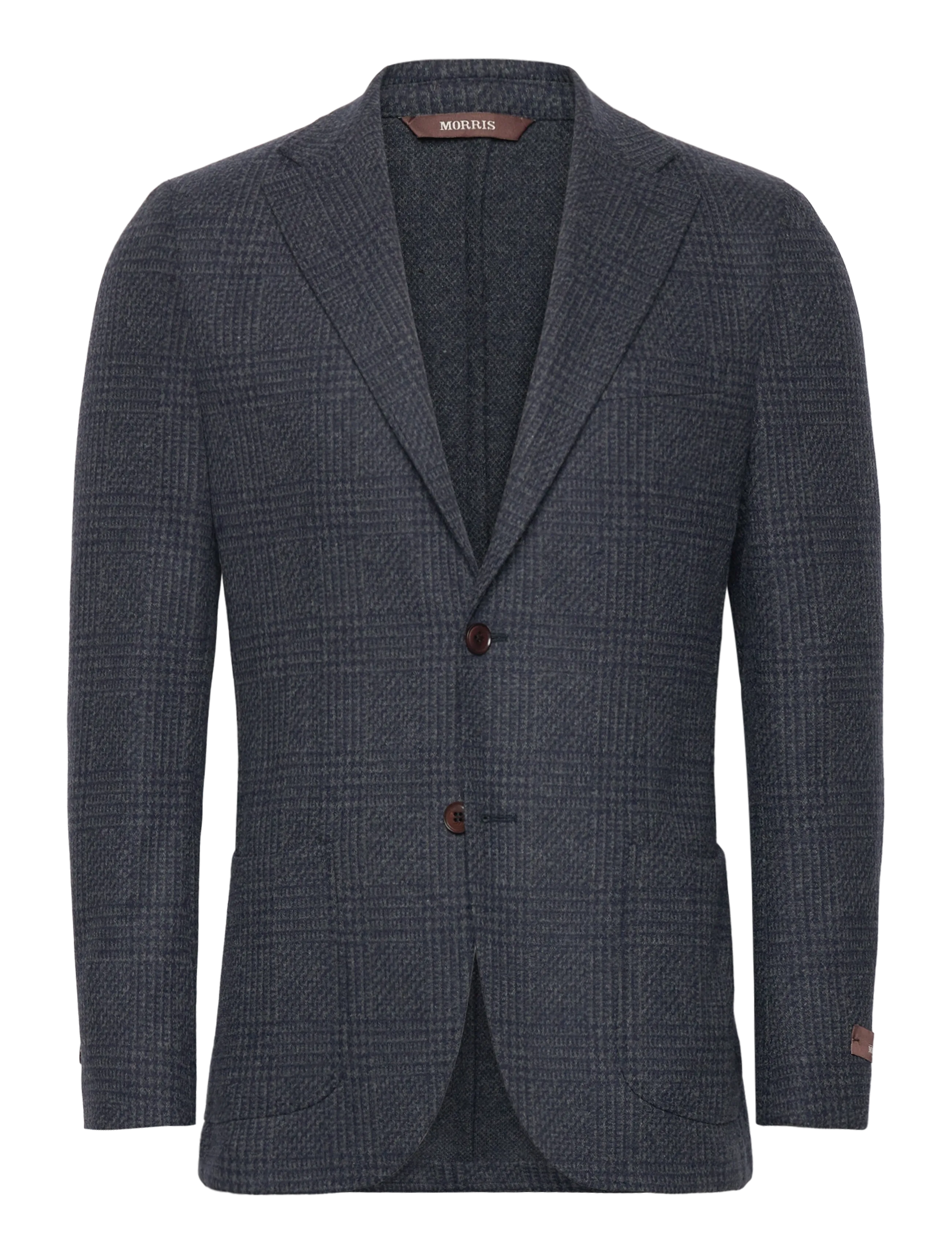 Morris - Jersey Wool Casual Jacket - navy - 1