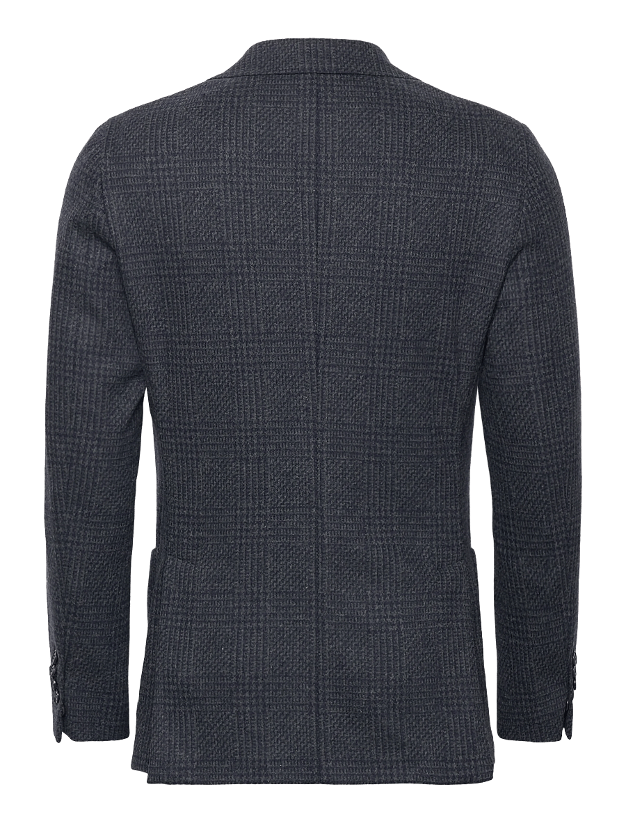 Morris - Jersey Wool Casual Jacket - navy - 2