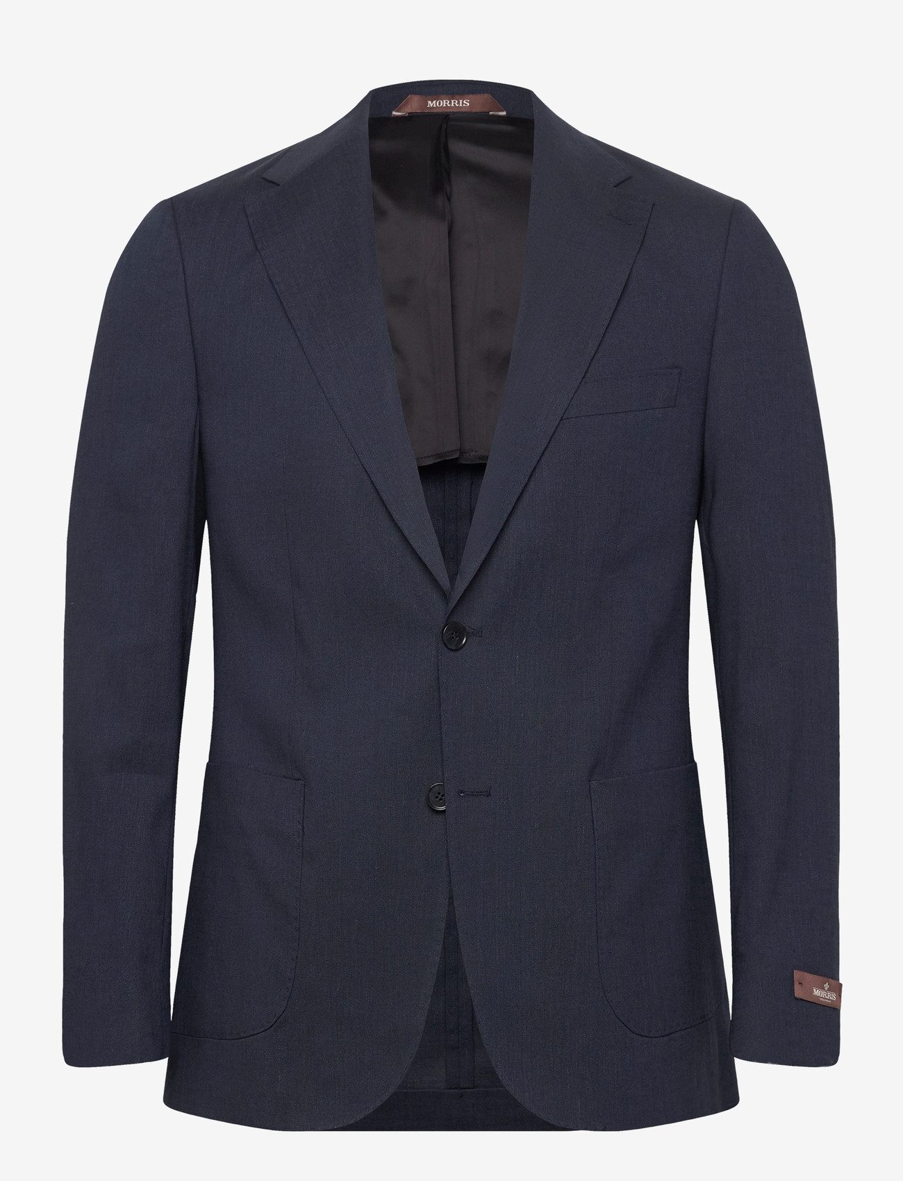 Morris - Morris Linen Suit Jacket - enkeltradede blazere - navy - 1