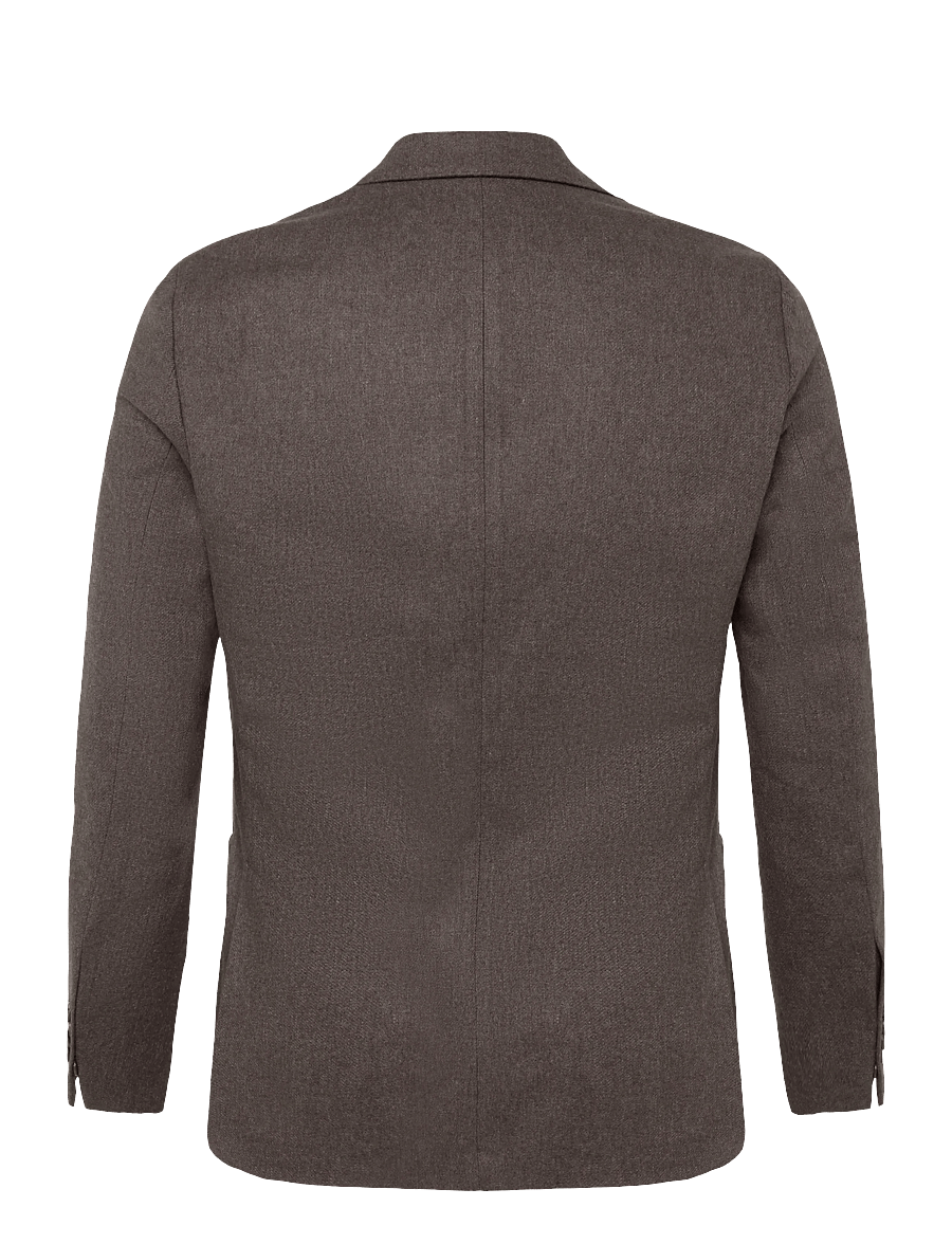Morris - Flannel Suit Jacket - einreiher - brown - 2