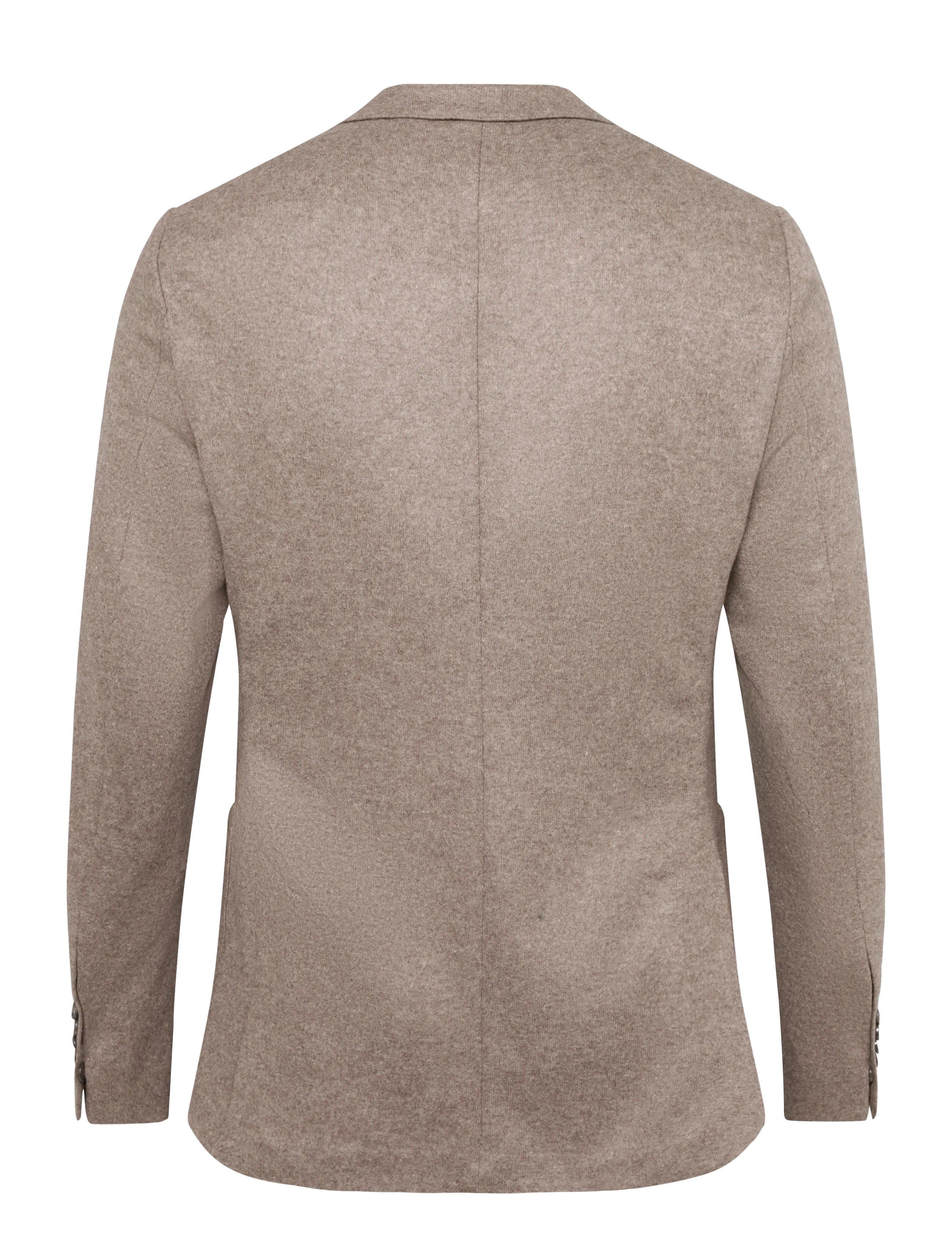 Morris - Wool Jersey Jacket - single breasted blazers - brown - 2