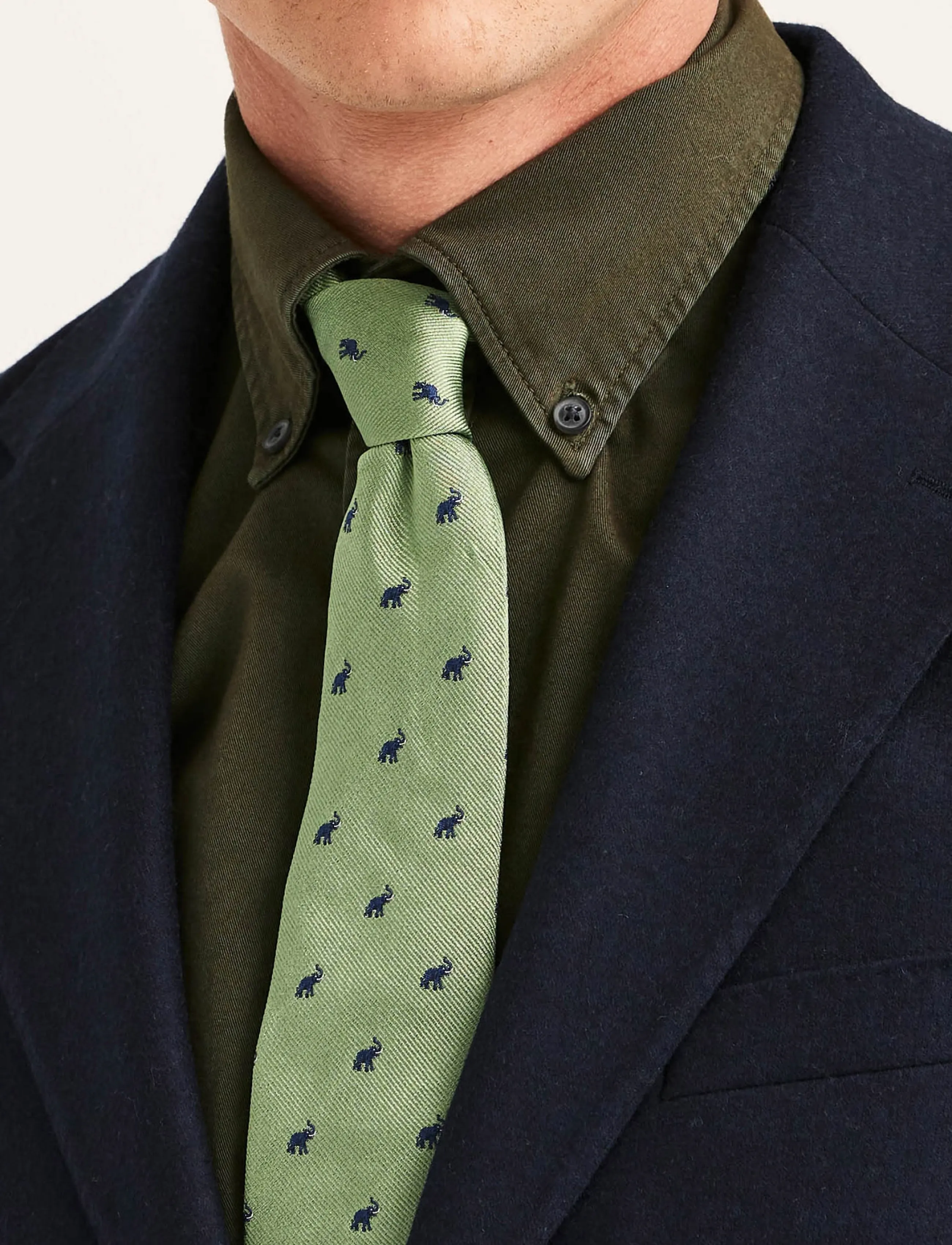 Morris - Wool Jersey Jacket - navy - 5