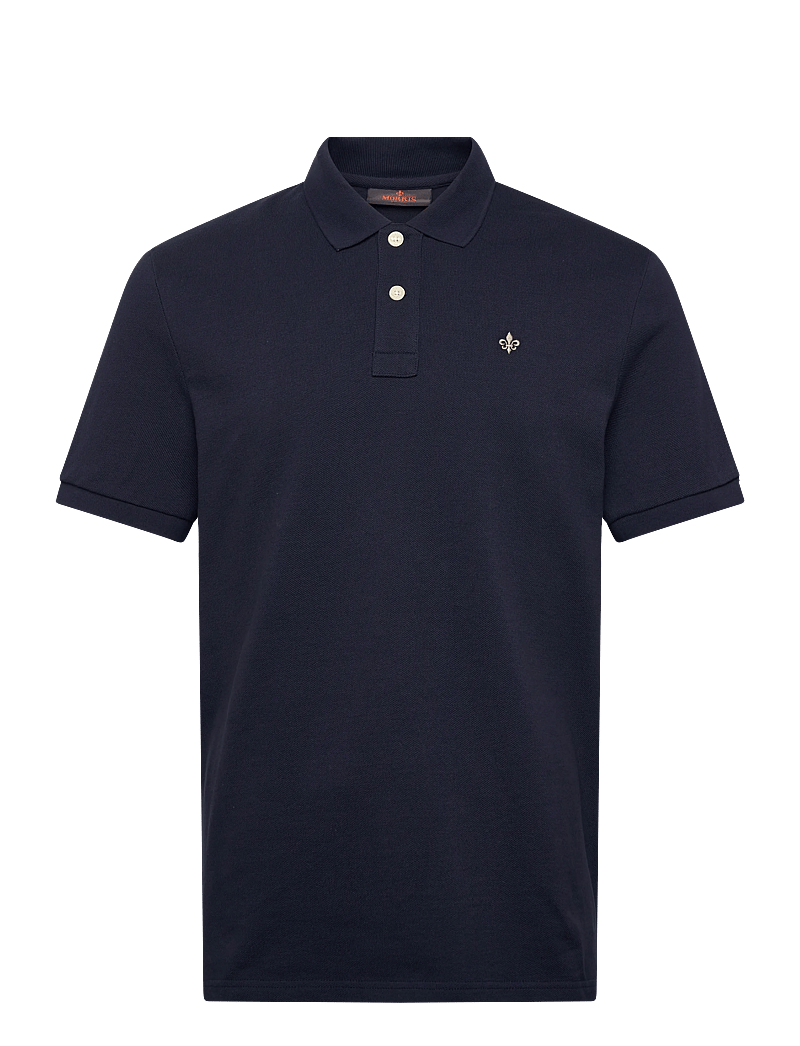 Morris - New Piqué - kortärmade pikéer - navy - 0