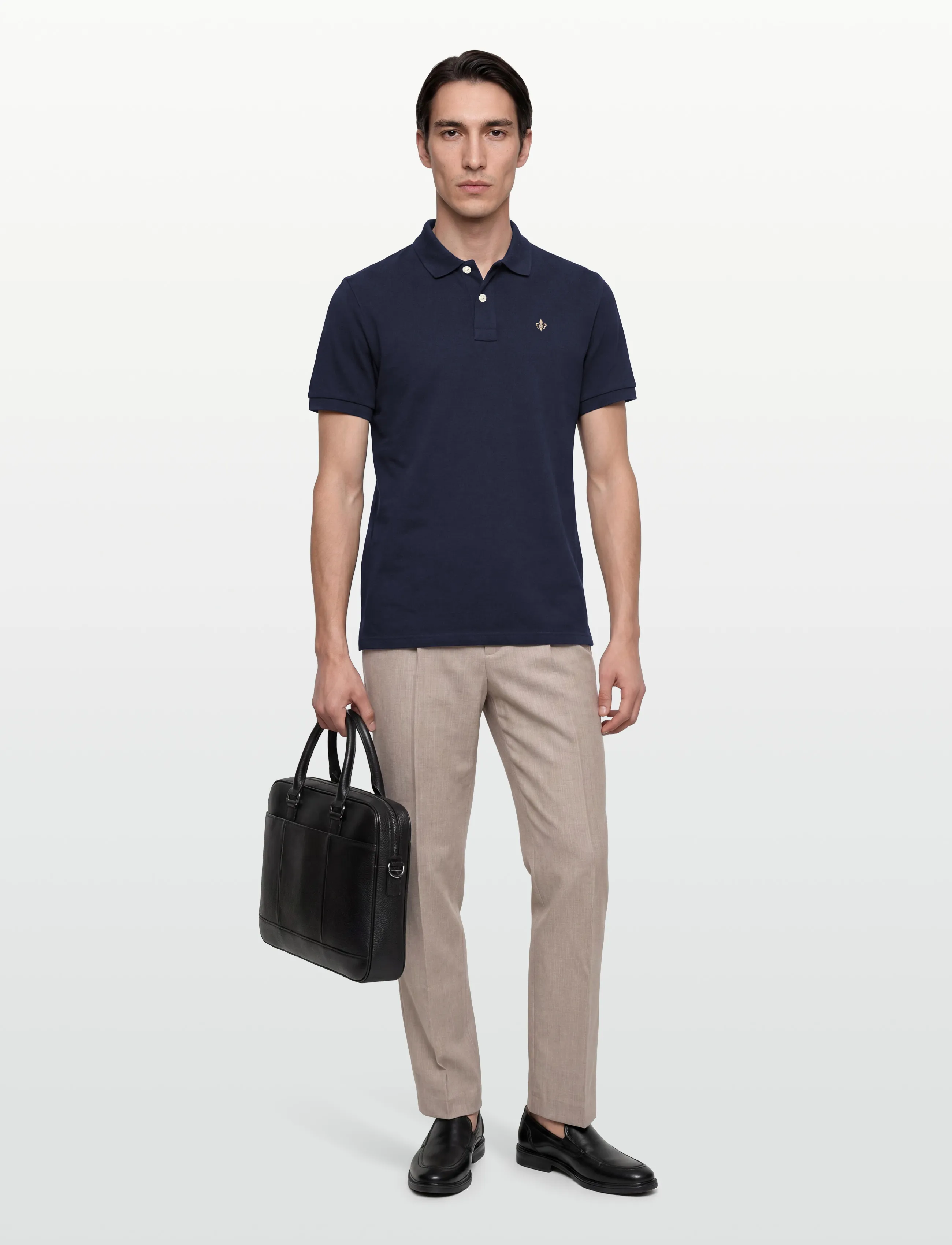 Morris New Piqué - Polo Shirts - NAVY / navy