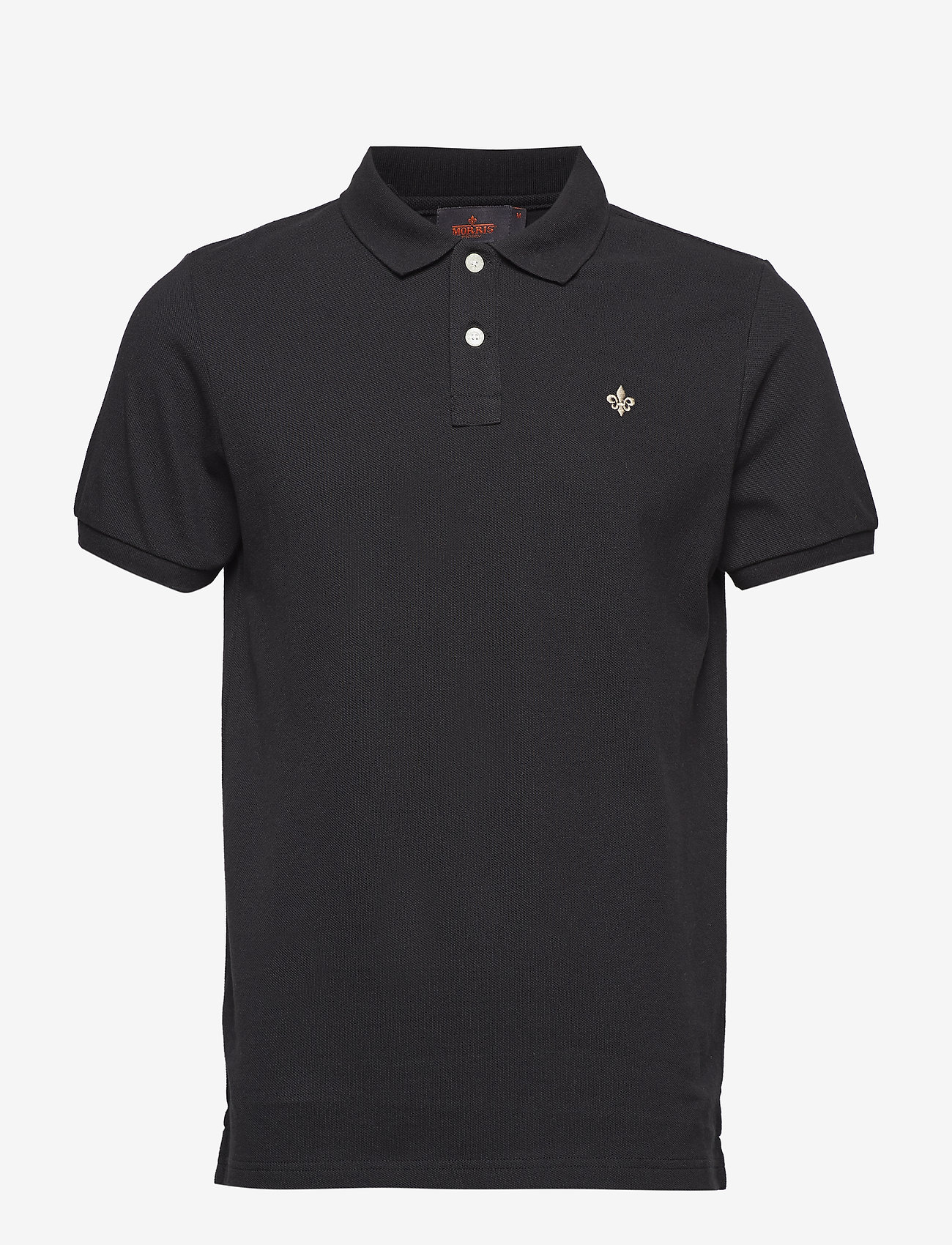 Morris - New Piqué - basic shirts - black - 0