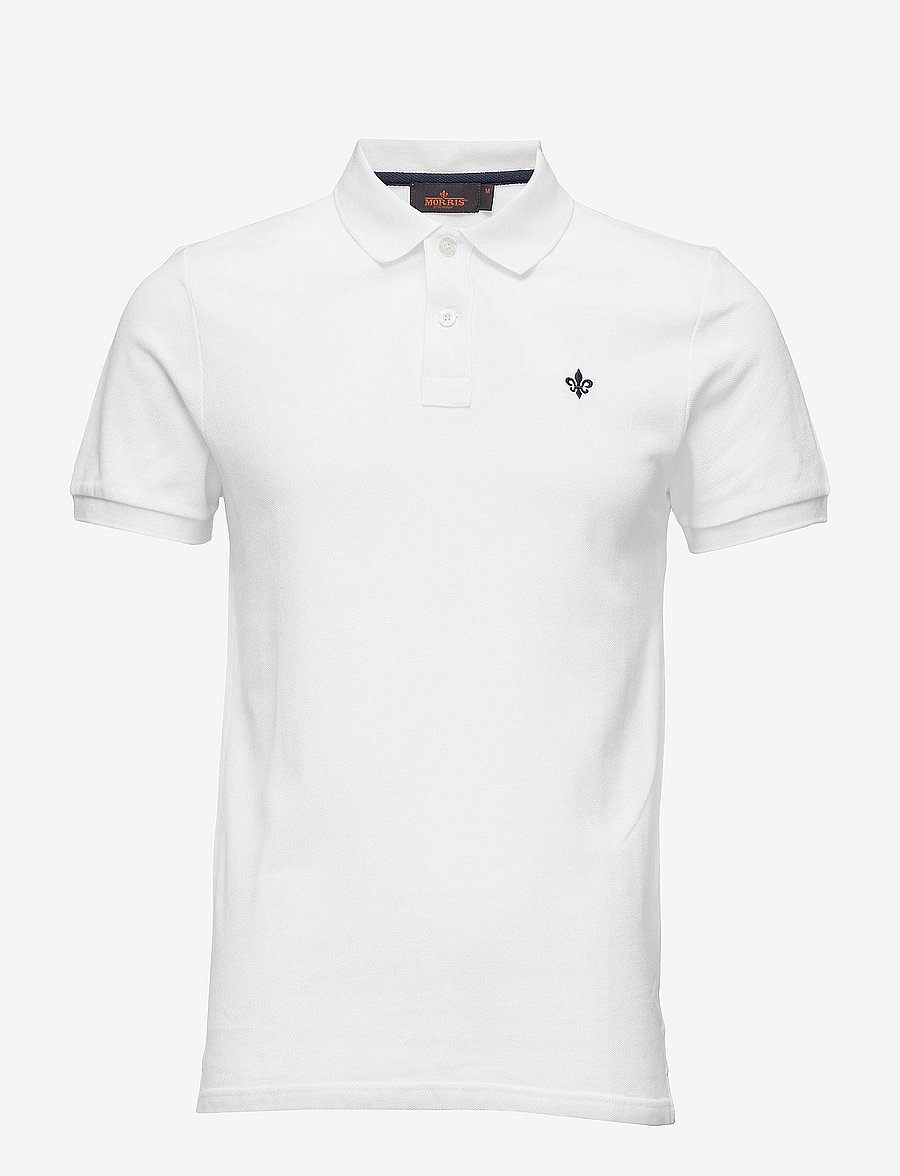 Morris - New Piqué - polo krekli ar īsām piedurknēm - white - 1