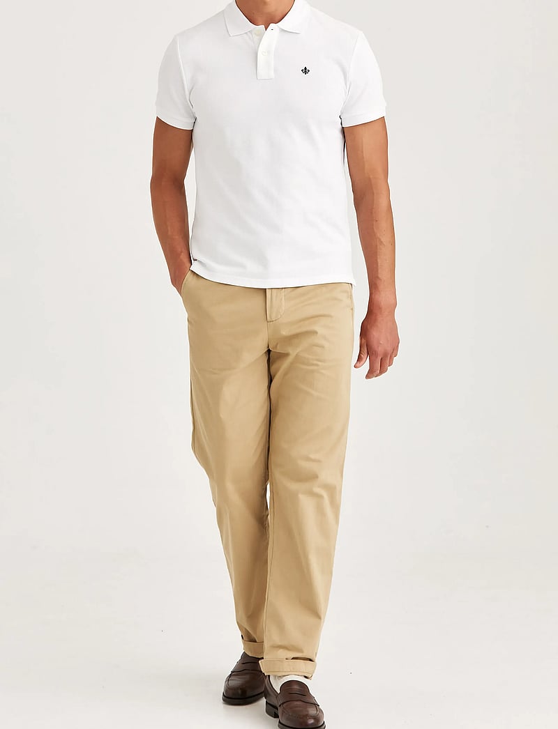 Morris - New Piqué - kortærmede poloer - white - 3