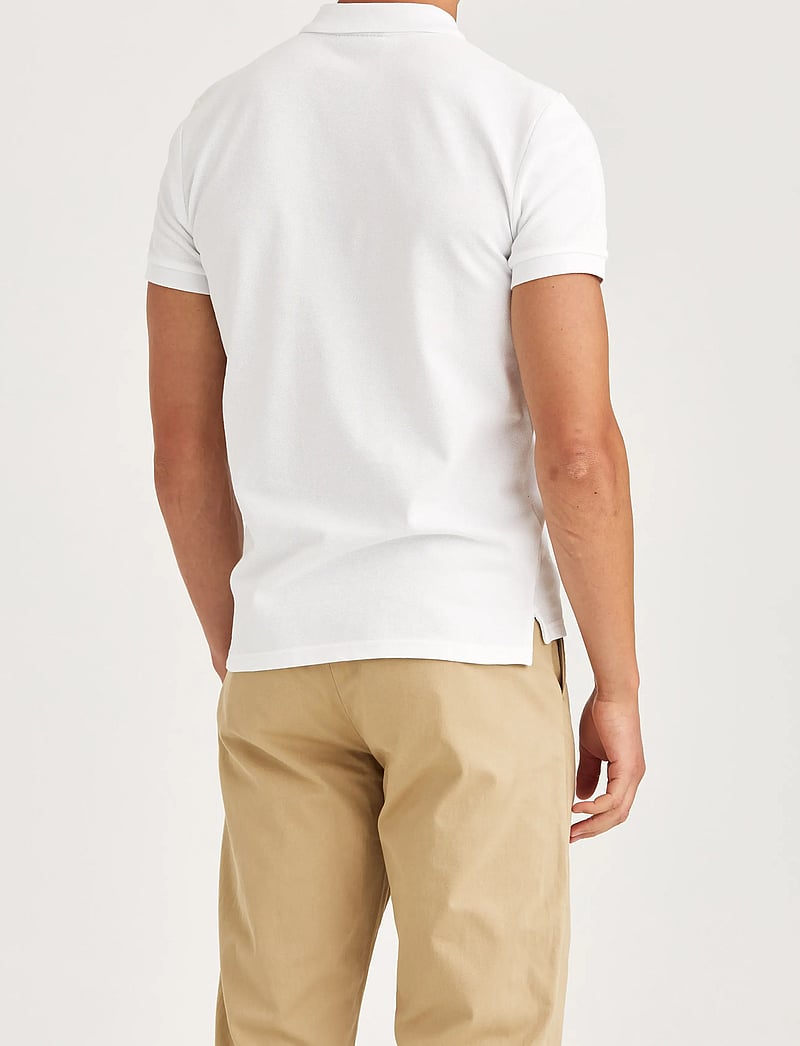 Morris - New Piqué - kortærmede poloer - white - 4