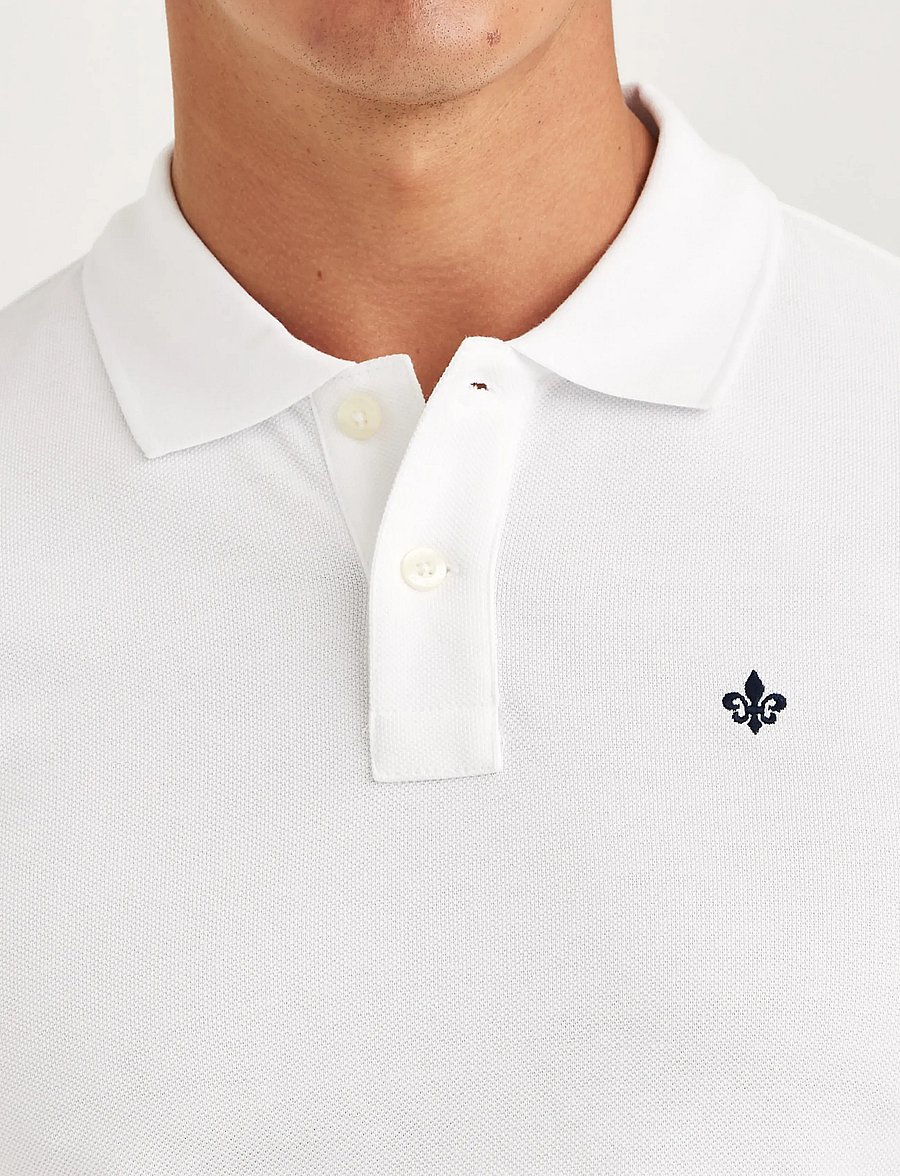 Morris - New Piqué - polo krekli ar īsām piedurknēm - white - 5