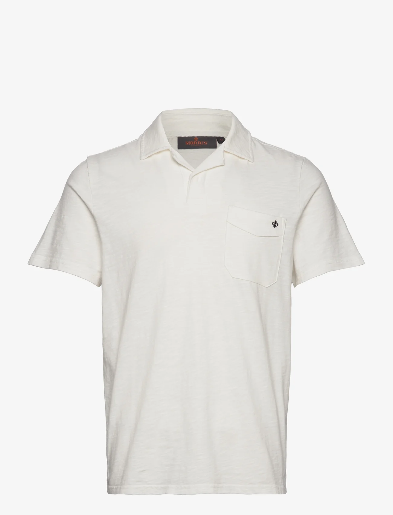Morris - Clopton Jersey Shirt - kortærmede poloer - off white - 0