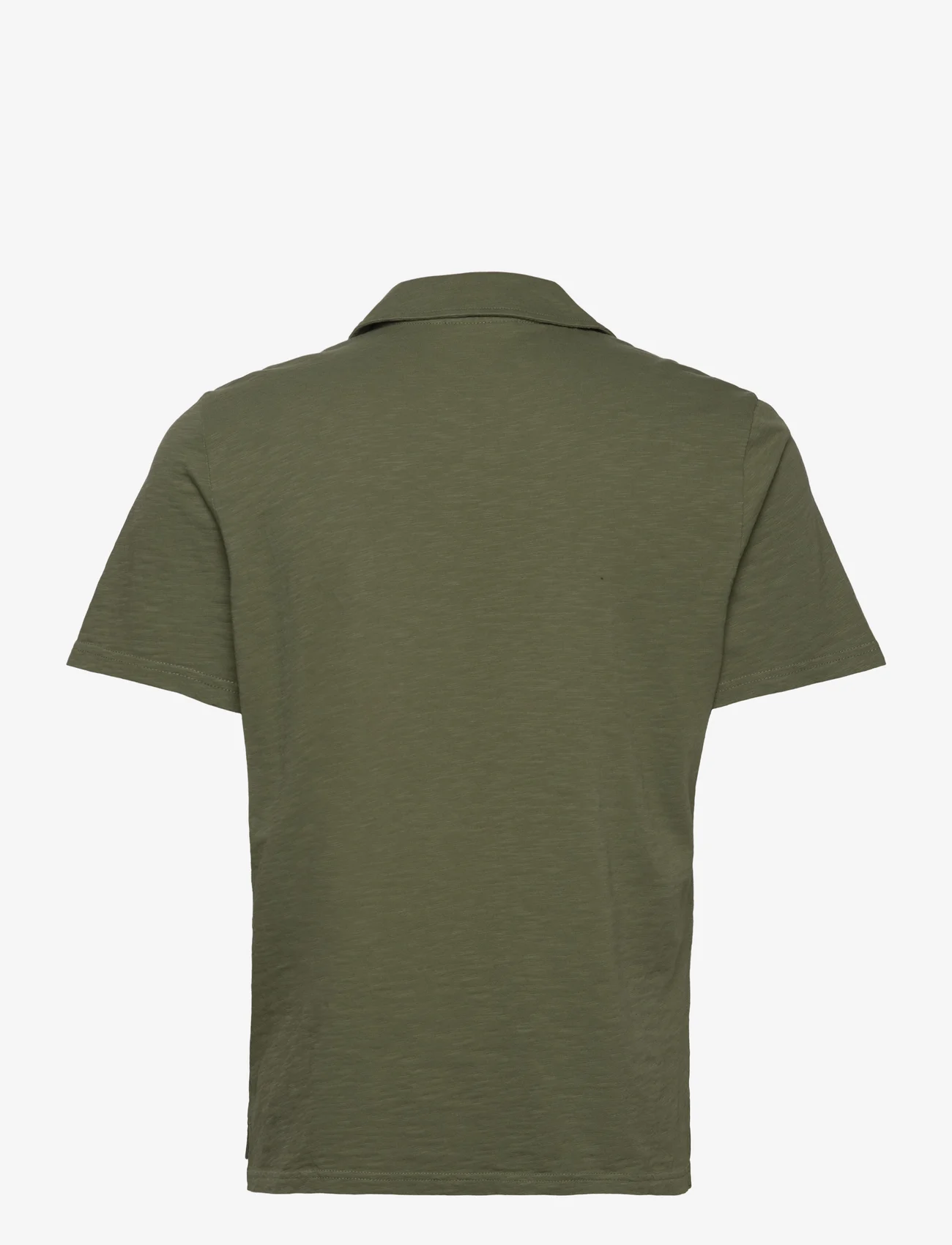 Morris - Clopton Jersey Shirt - kurzärmelig - olive - 1