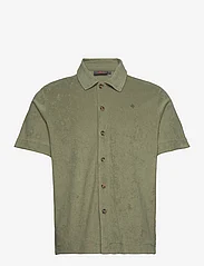 Morris - Hunter Terry Shirt - basic shirts - olive - 0