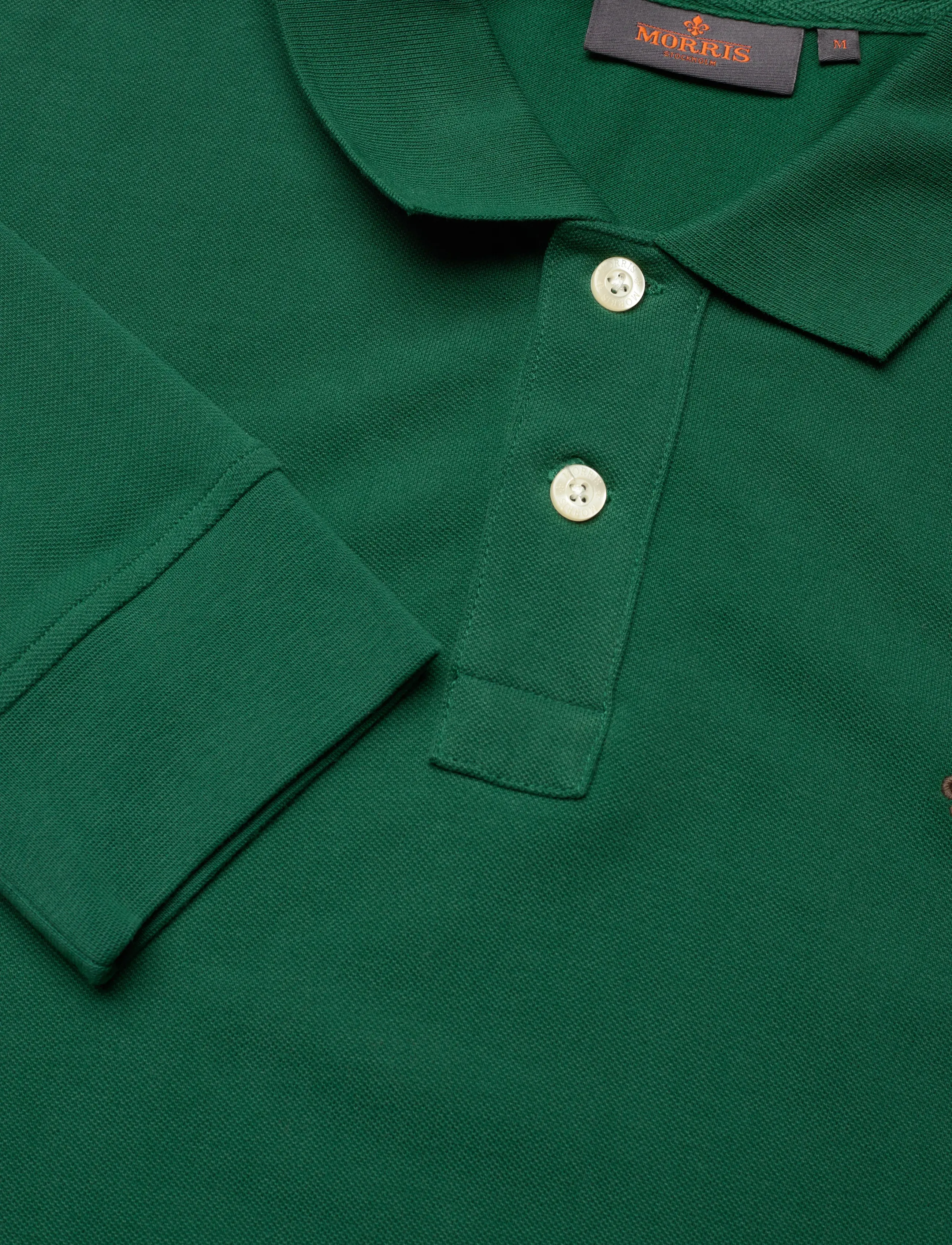 Morris - Camden LS Polo - pitkähihaiset - green - 2