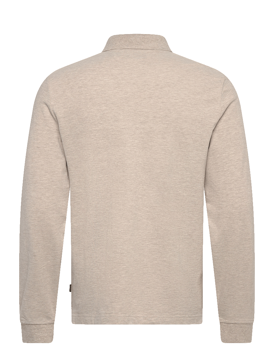 Morris - Camden LS Polo - langärmelig - khaki - 1