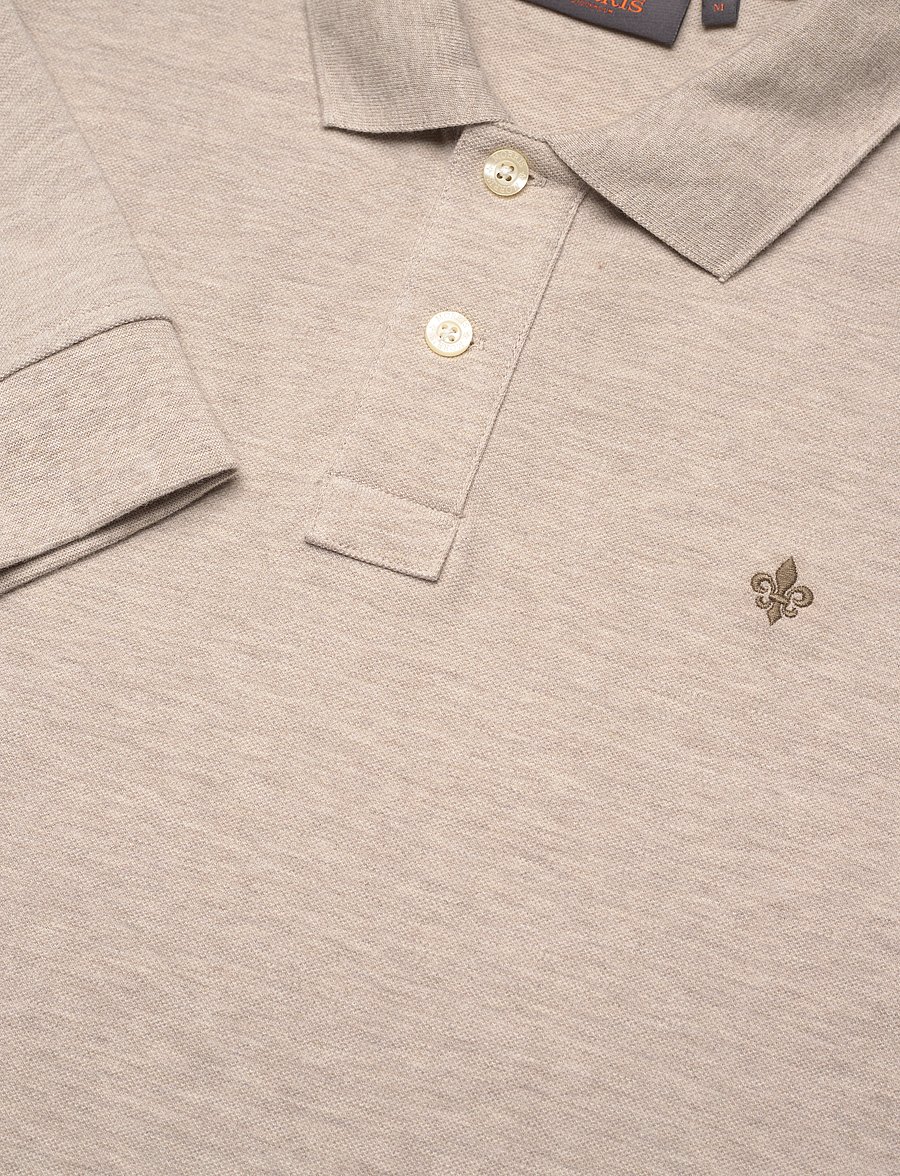 Morris - Camden LS Polo - langärmelig - khaki - 2