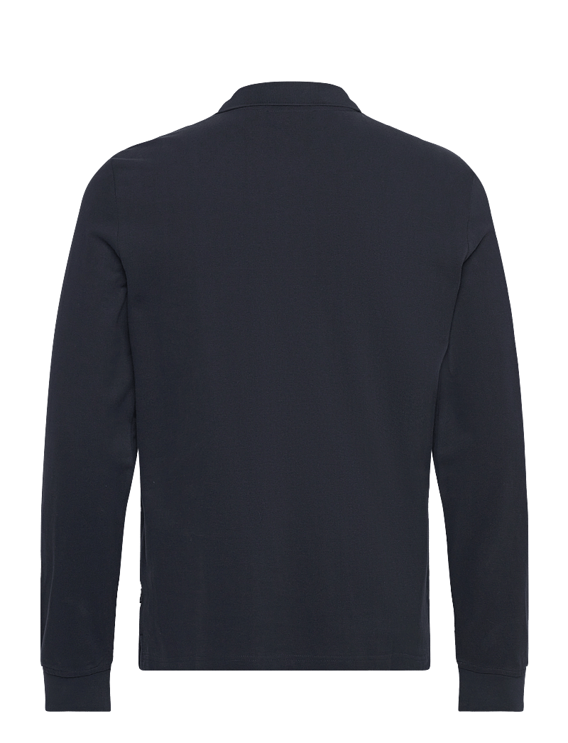 Morris - Camden LS Polo - lange mouwen - old blue - 1