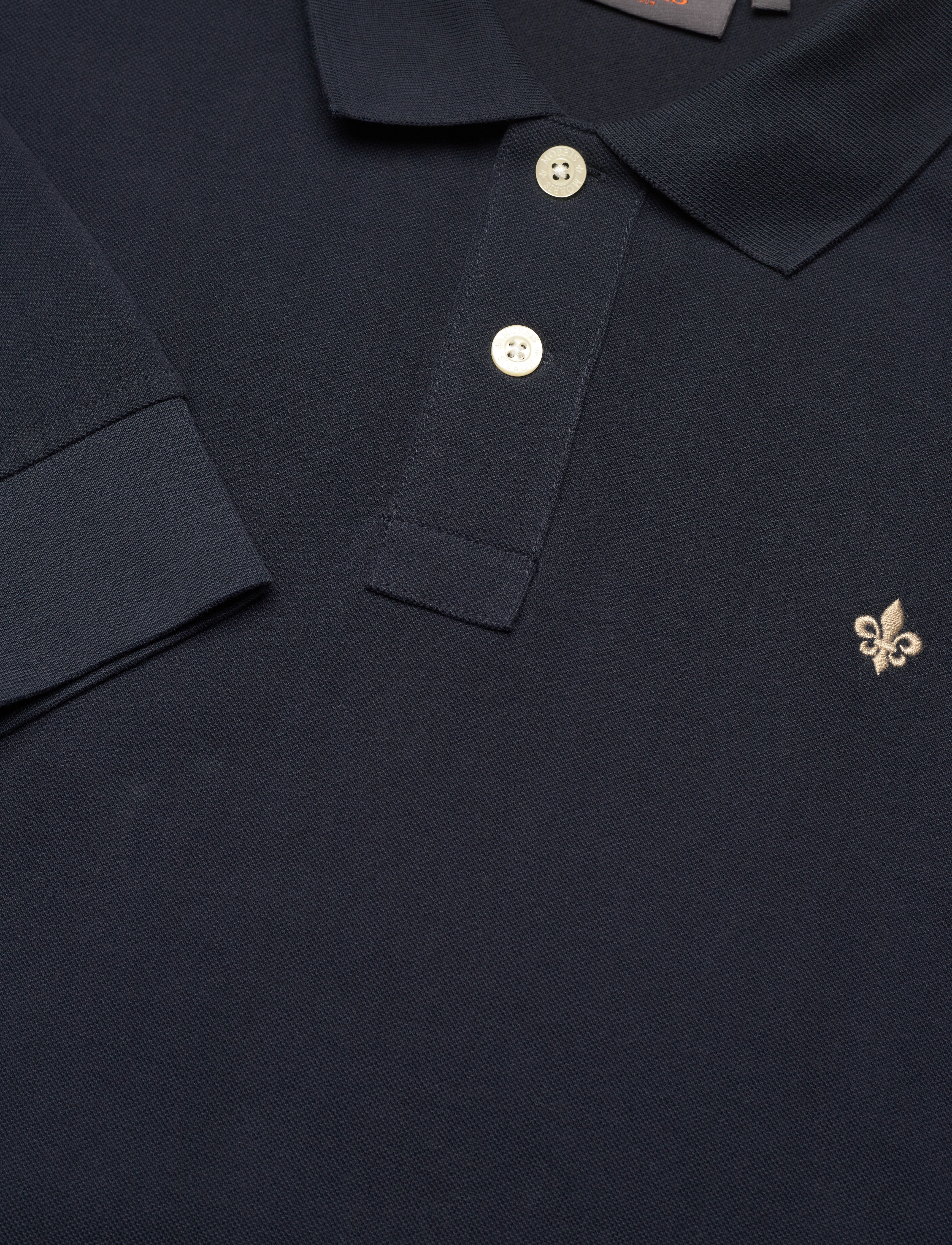 Morris - Camden LS Polo - langärmelig - old blue - 2