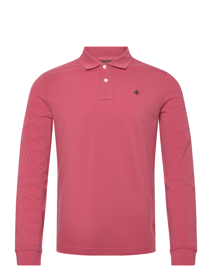Morris - Camden LS Polo - langärmelig - pink - 1