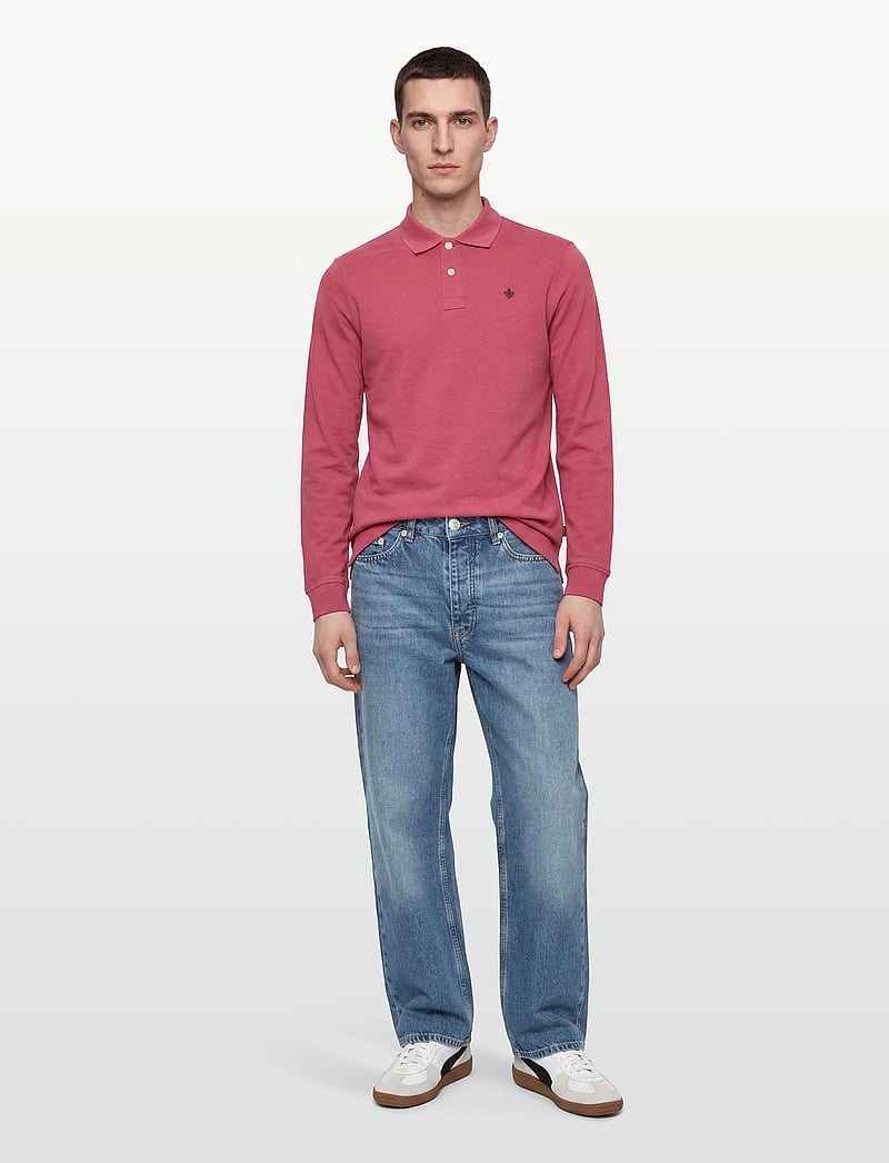Morris - Camden LS Polo - langärmelig - pink - 0